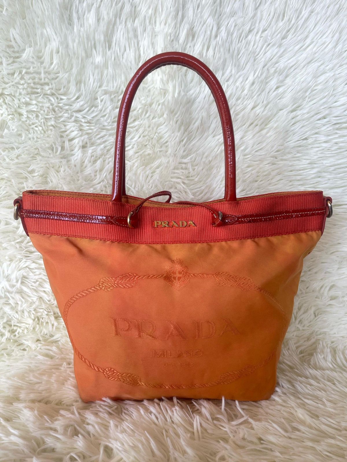 Prada × Vintage Prada Nylon Tote Bag Size ONE SIZE - 7 Thumbnail