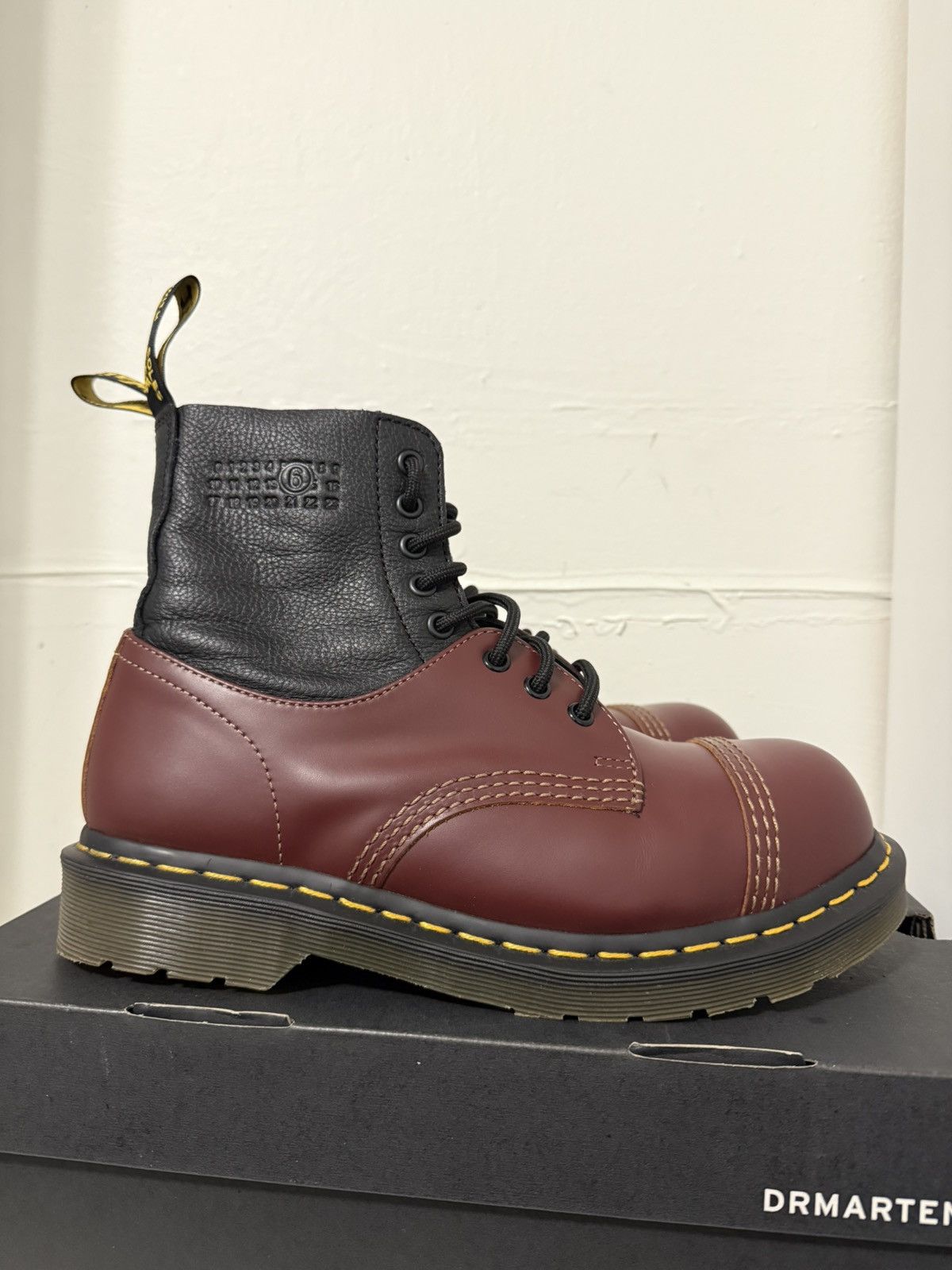 Dr. Martens × MM6 Maison Margiela x Dr Martens 1460 Boots Size US 8 / EU 41 - 3 Thumbnail
