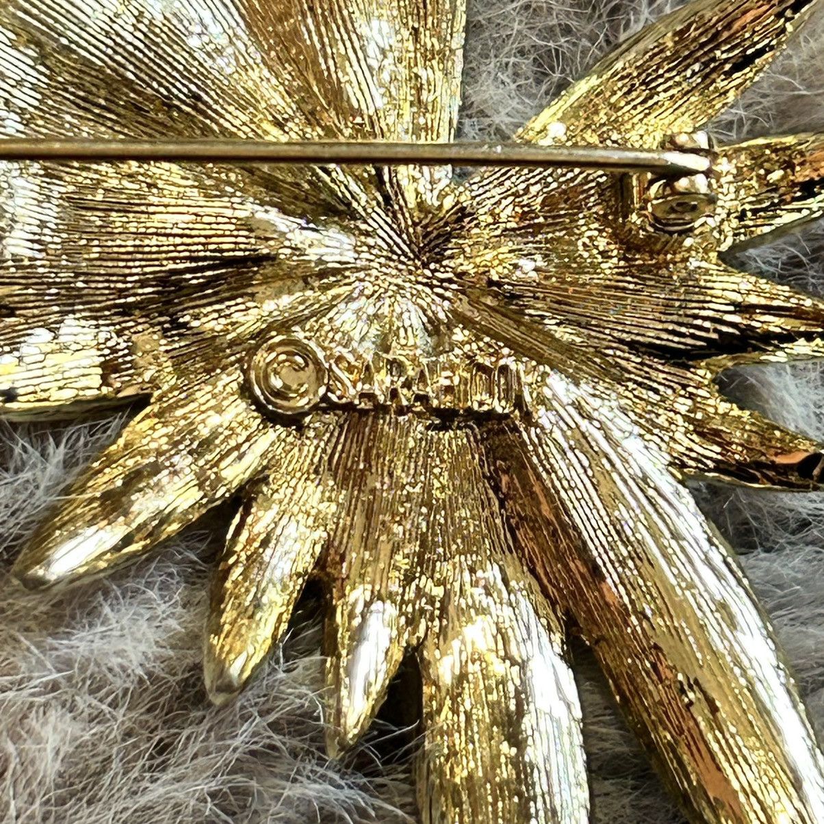 Vintage Vintage Sarah Coventry gold tone starburst brooch pin Size ONE SIZE - 3 Thumbnail