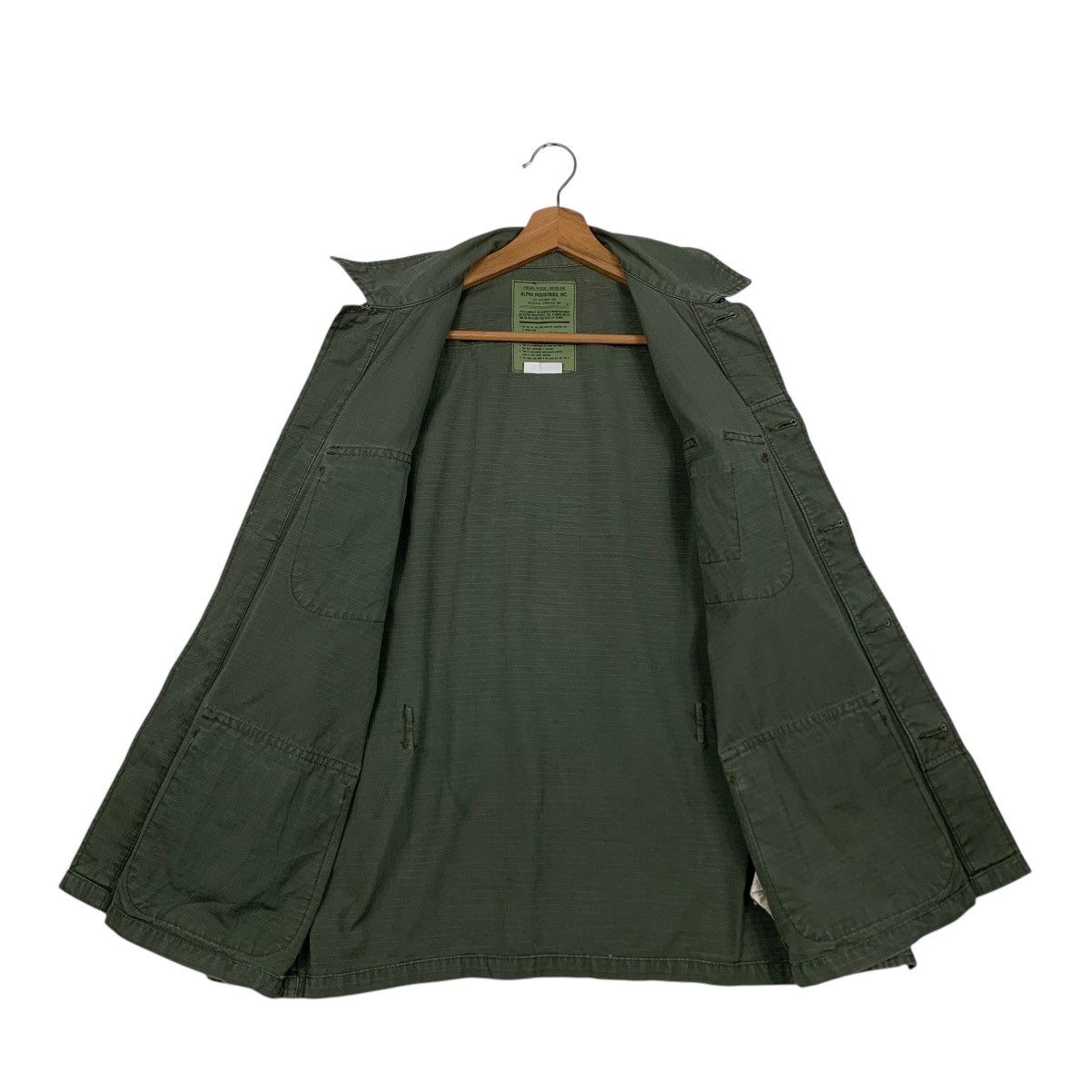 Alpha Industries × Vintage ☀️Vintage Alpha Industries military jacket Size US M / EU 48-50 / 2 - 12 Thumbnail