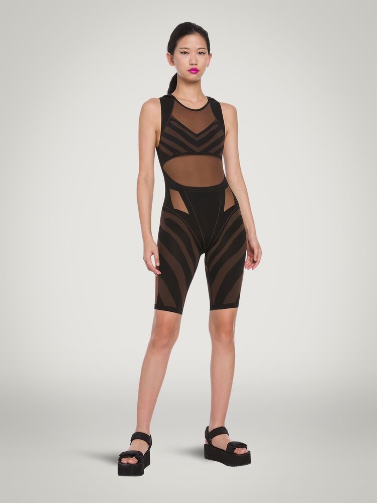 GCDS × Wolford wolford x gcds animalier jumpsuit Size 28" / US 6 / IT 42 - 9 Thumbnail