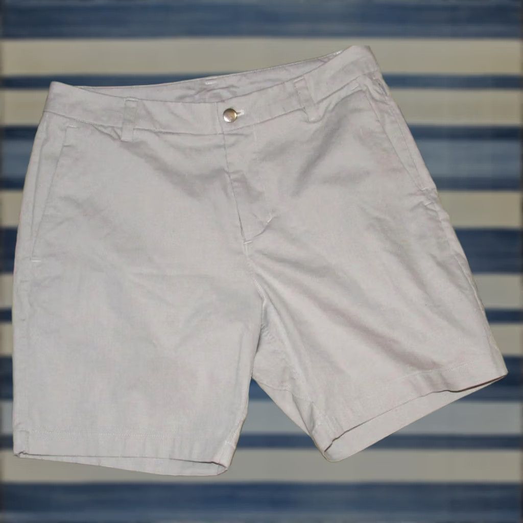 Lululemon LULULEMON White 9" Classic Commission Oxford Shorts 31 Mens Size US 31 - 1 Thumbnail