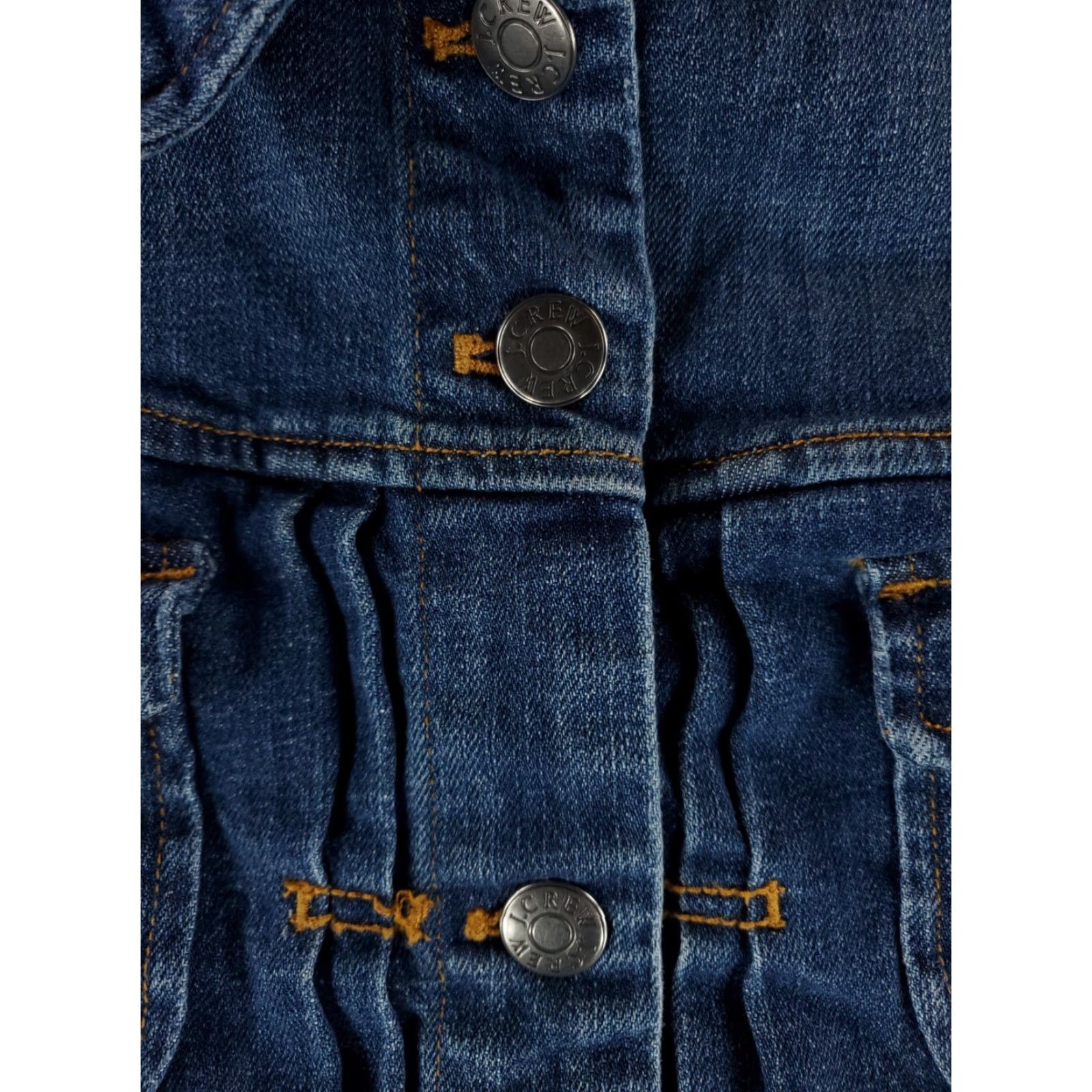 J.Crew VINTAGE J.CREW Jacket Denim Trucker Blue Long Sleeve Womens M BLUE Trucker Jacket Women M Size M / US 6-8 / IT 42-44 - 2 Thumbnail