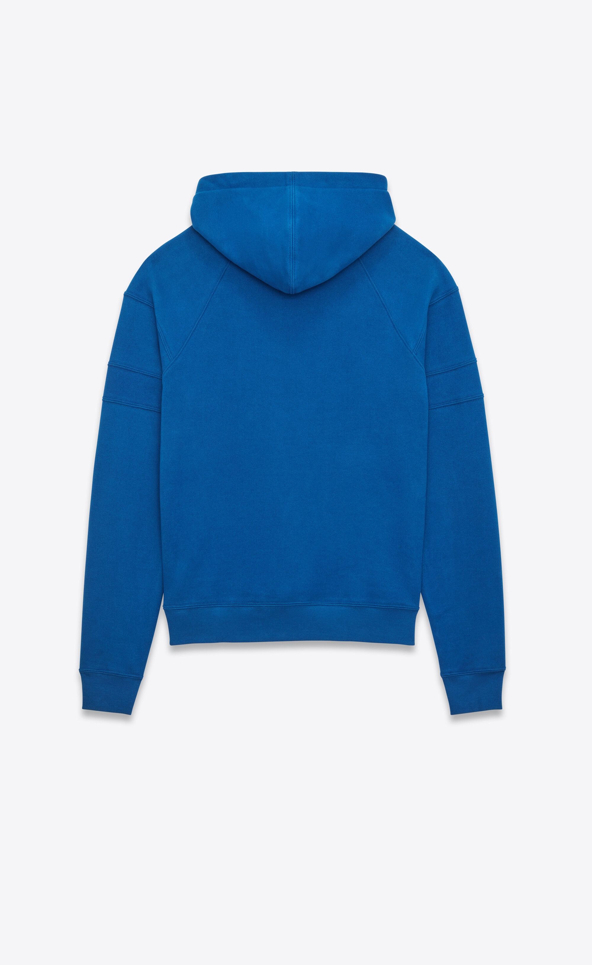 Saint Laurent Paris o1s1wg110225 732313 Hoodie in Blue Size US XS / EU 42 / 0 - 2 Thumbnail