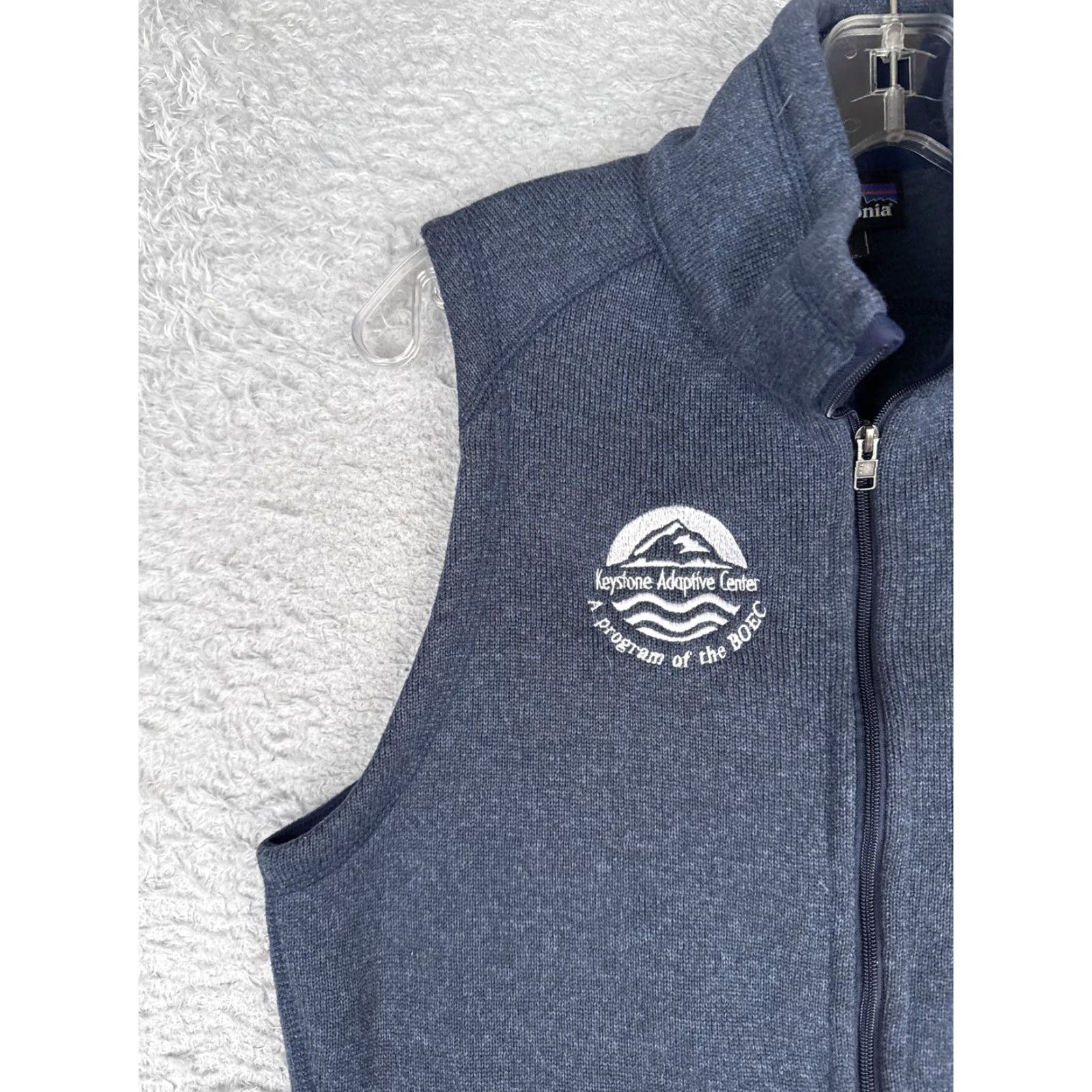 Patagonia Patagonia Better Sweater Vest Womens M Blue Fleece Full Zip Logo Outdoor Vest Size M / US 6-8 / IT 42-44 - 6 Thumbnail