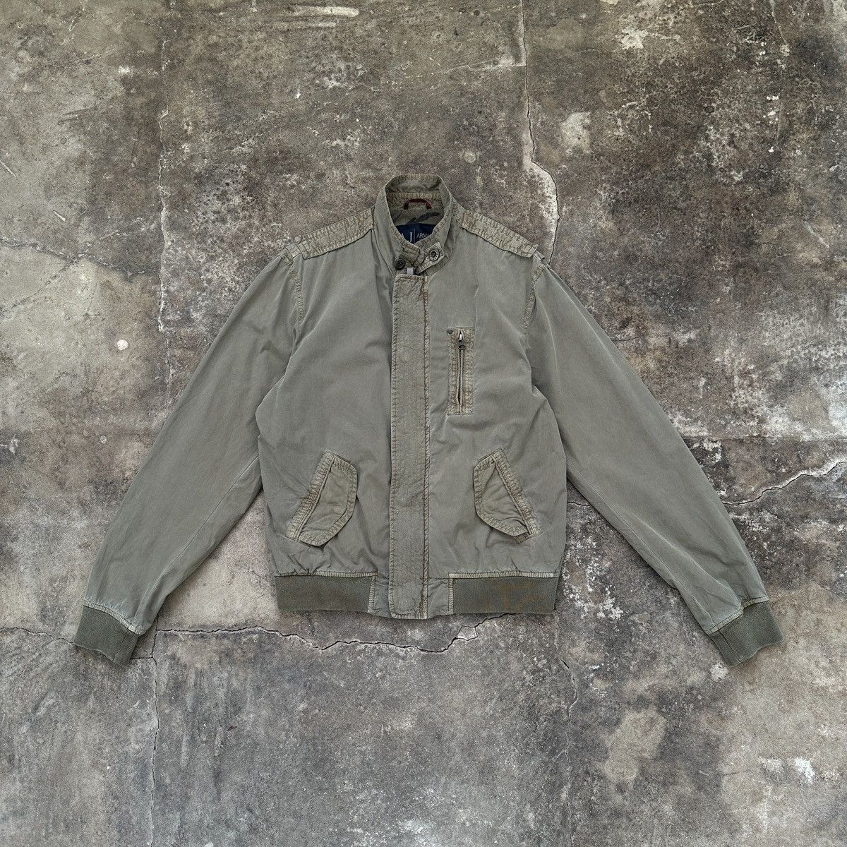 Emporio Armani Vintage Armani Jeans Olive Jacket Size US M / EU 48-50 / 2 - 1 Thumbnail