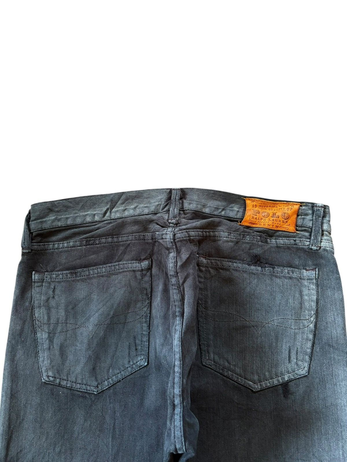 Polo Ralph Lauren Vintage Polo Ralph Lauren Faded Wash Distressed Jeans Size US 31 - 4 Thumbnail