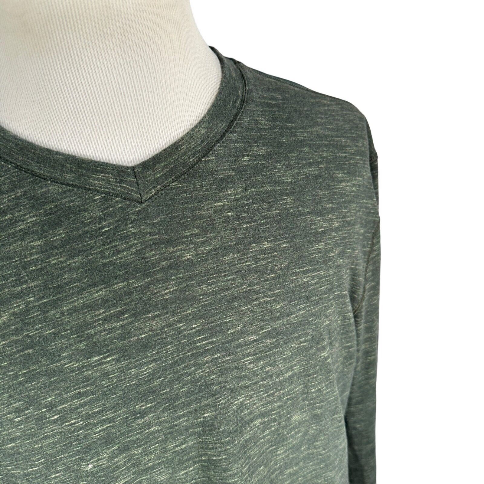 Lululemon Lululemon Sweatshirt Mens XL Heathered Green V-Neck Pullover Size US XL / EU 56 / 4 - 2 Thumbnail