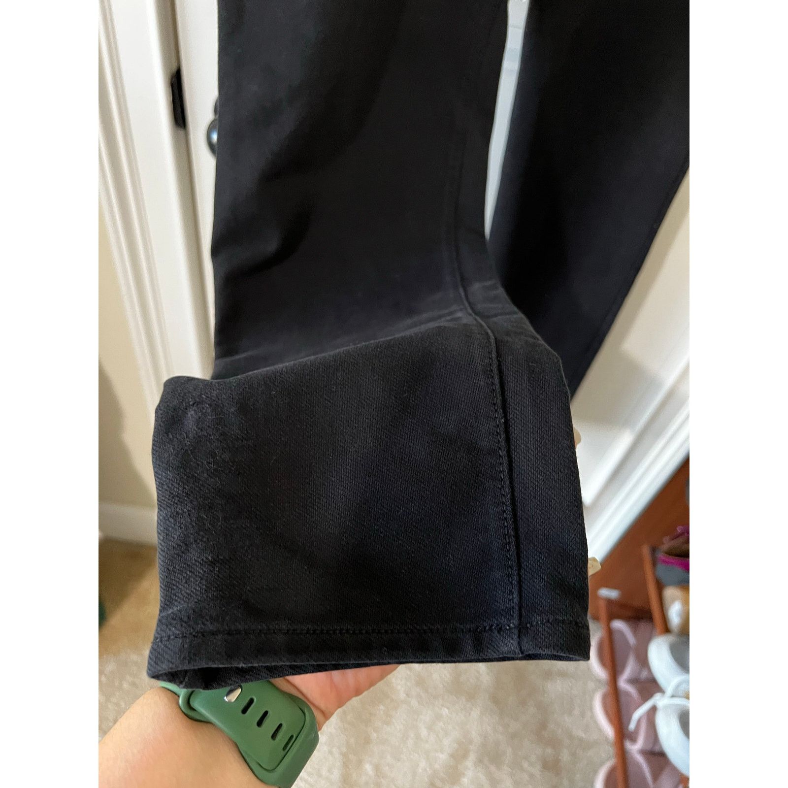 Sonoma Sonoma Life + Style Jeans Slim Straight Denim Skinny black Size 32" / US 10 / IT 46 - 4 Thumbnail