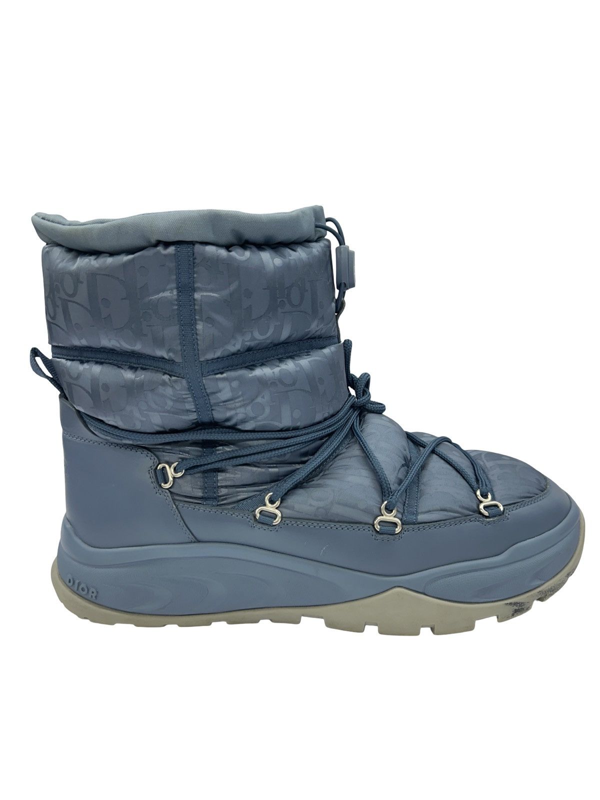 size 43.5 (10.5us) - Burberry Wire Creeper Black grey Clamp On Prada quilted boots main image 3