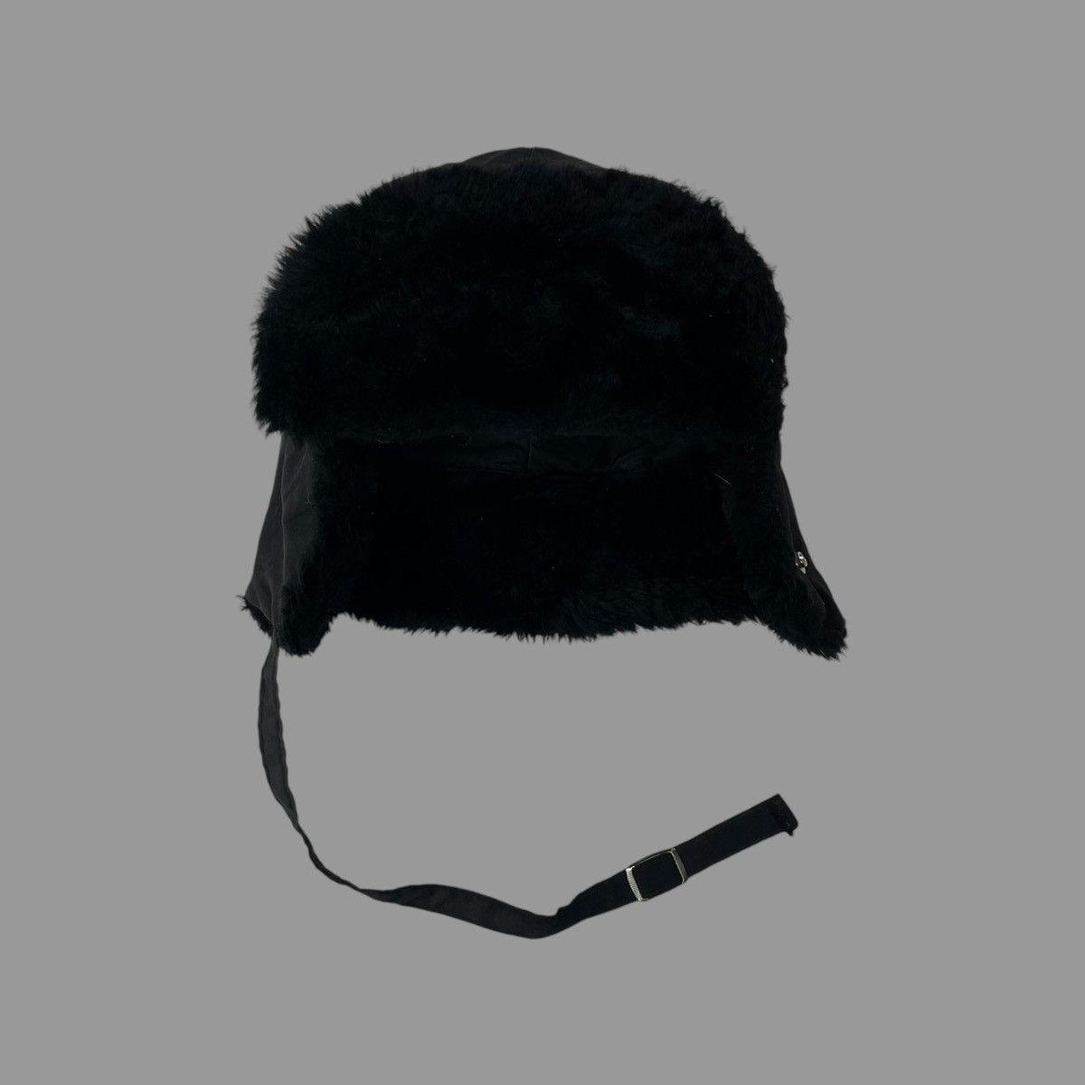 Vintage Vintage 80s black trapper hat Size ONE SIZE - 1 Thumbnail
