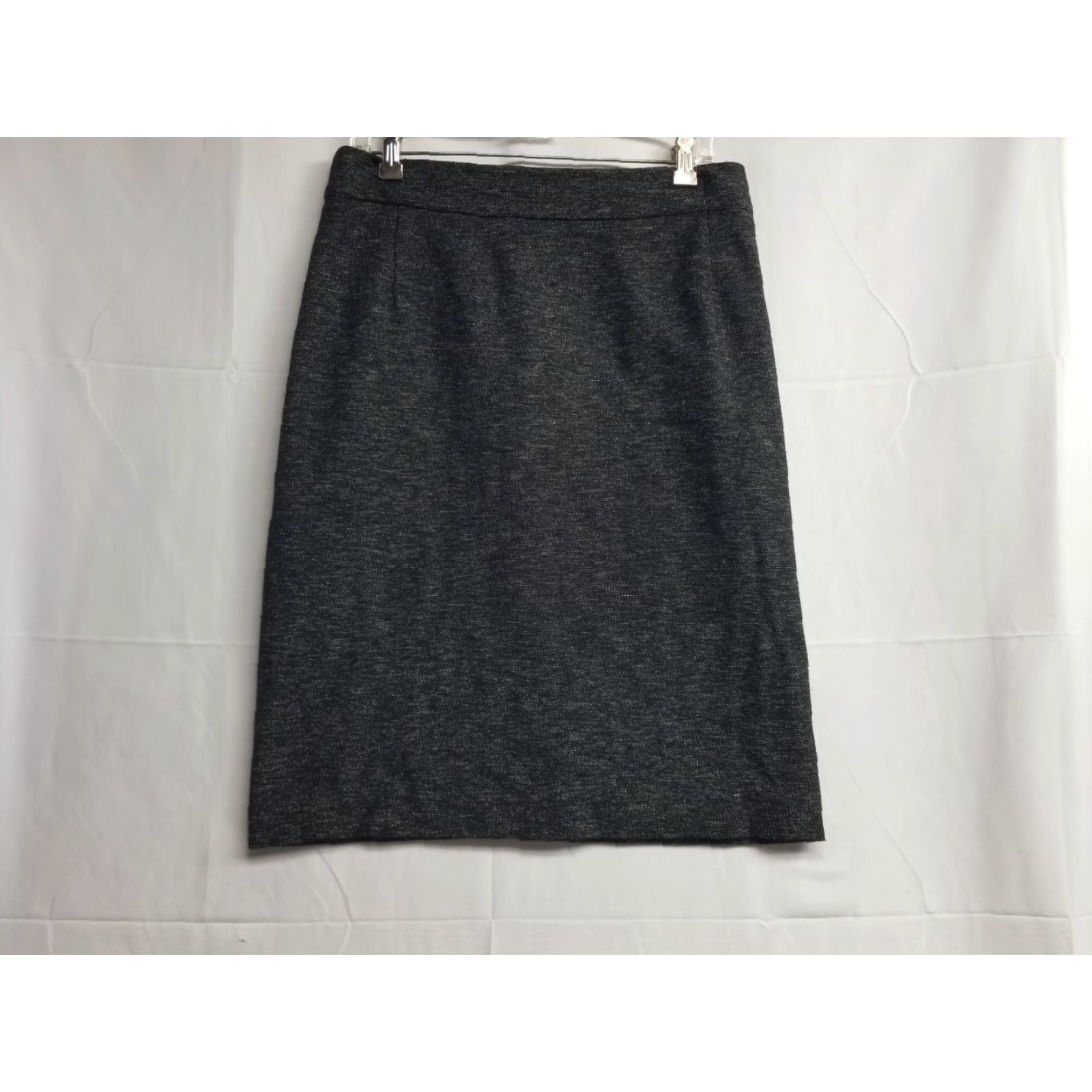 Theory Theory Pencil Skirt Women's Size 10 Gray Knee Length Stretch Wool Spandex Dry Clean Only Size 32" / US 10 / IT 46 - 2 Thumbnail