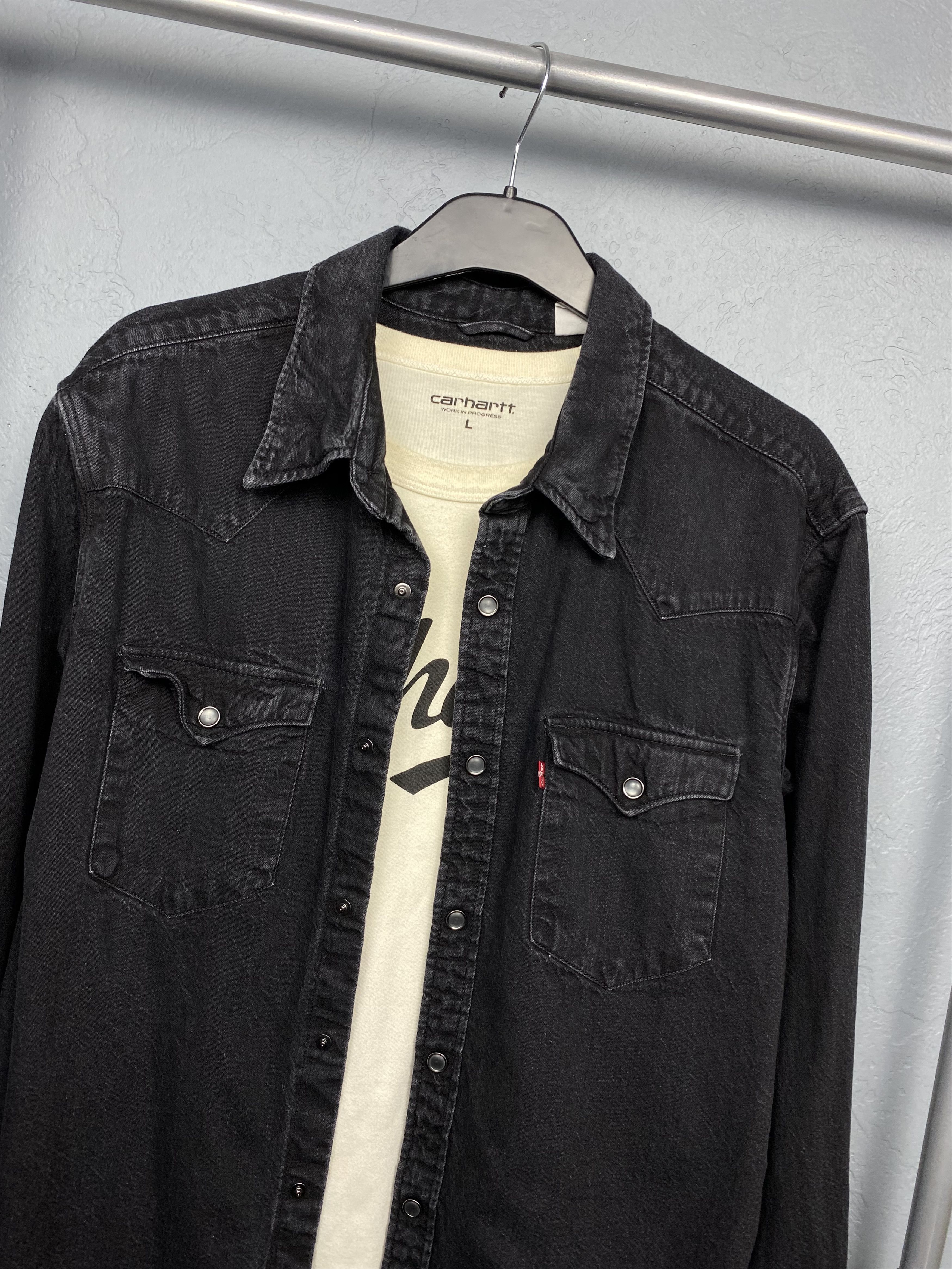 Levi's × Levi's Vintage Clothing Levi's Vintage Mens Denim Shirt Size US L / EU 52-54 / 3 - 2 Thumbnail