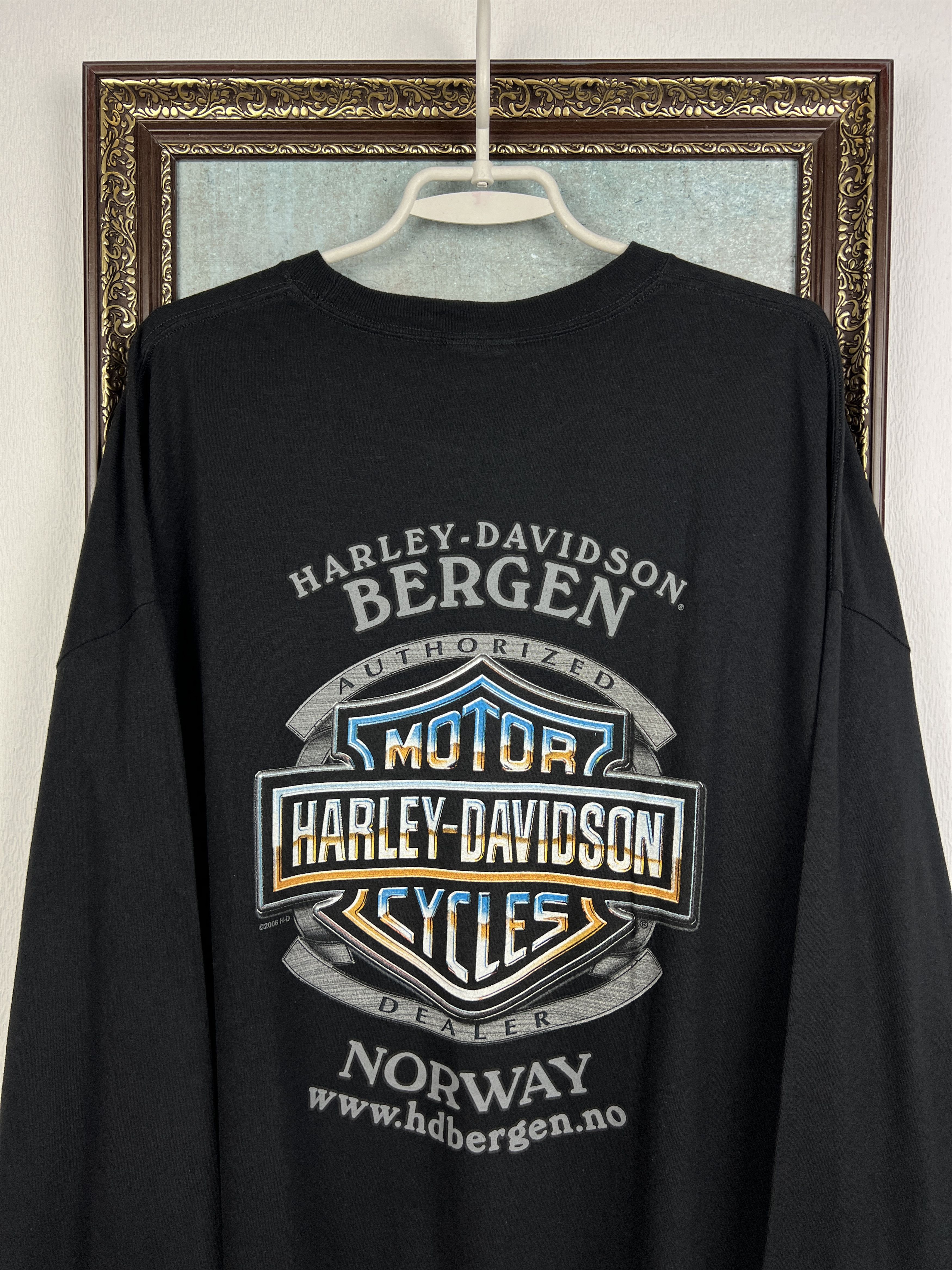 Harley Davidson Norway Over Print Long Sleeve Shirt Jersey Size 3XL Size US XXL / EU 58 / 5 - 9 Thumbnail