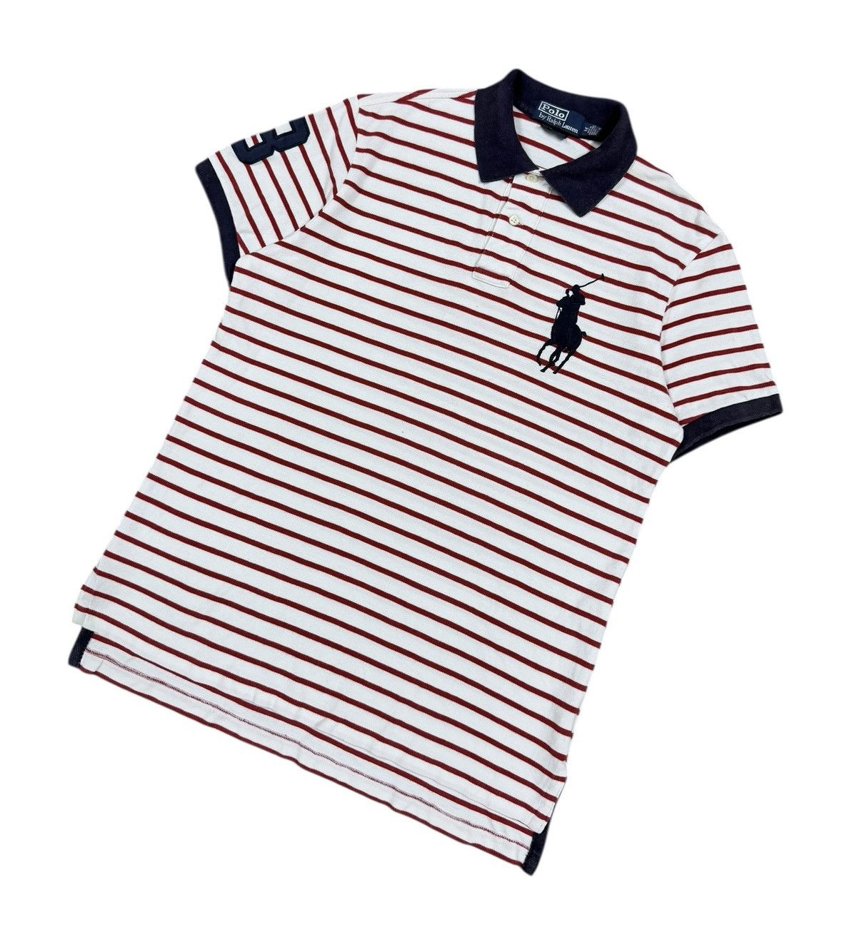 Polo Ralph Lauren Vtg🐎Polo Ralph Lauren No.3 Big Pooney Polo Shirt Size US M / EU 48-50 / 2 - 6 Thumbnail