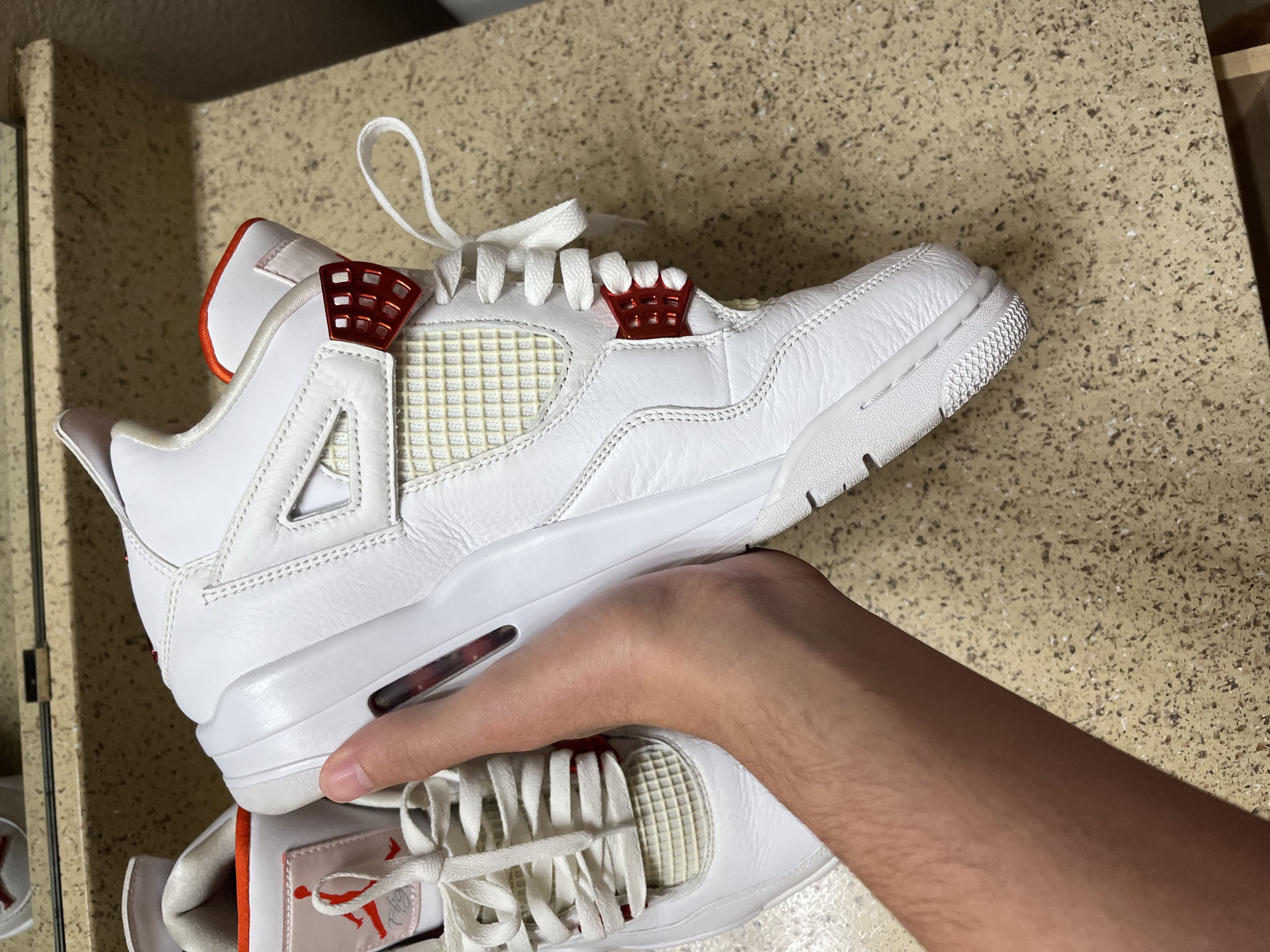 Jordan Brand Jordan 4 orange metallic Size US 11 / EU 44 - 6 Thumbnail