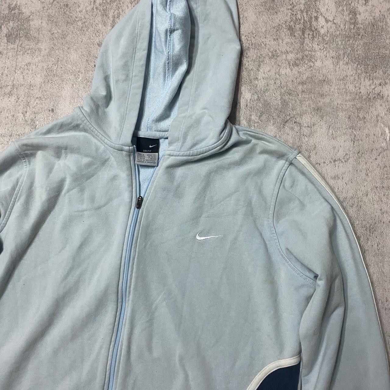 Nike Blue Nike zip-up hoodie Size US XL / EU 56 / 4 - 2 Thumbnail