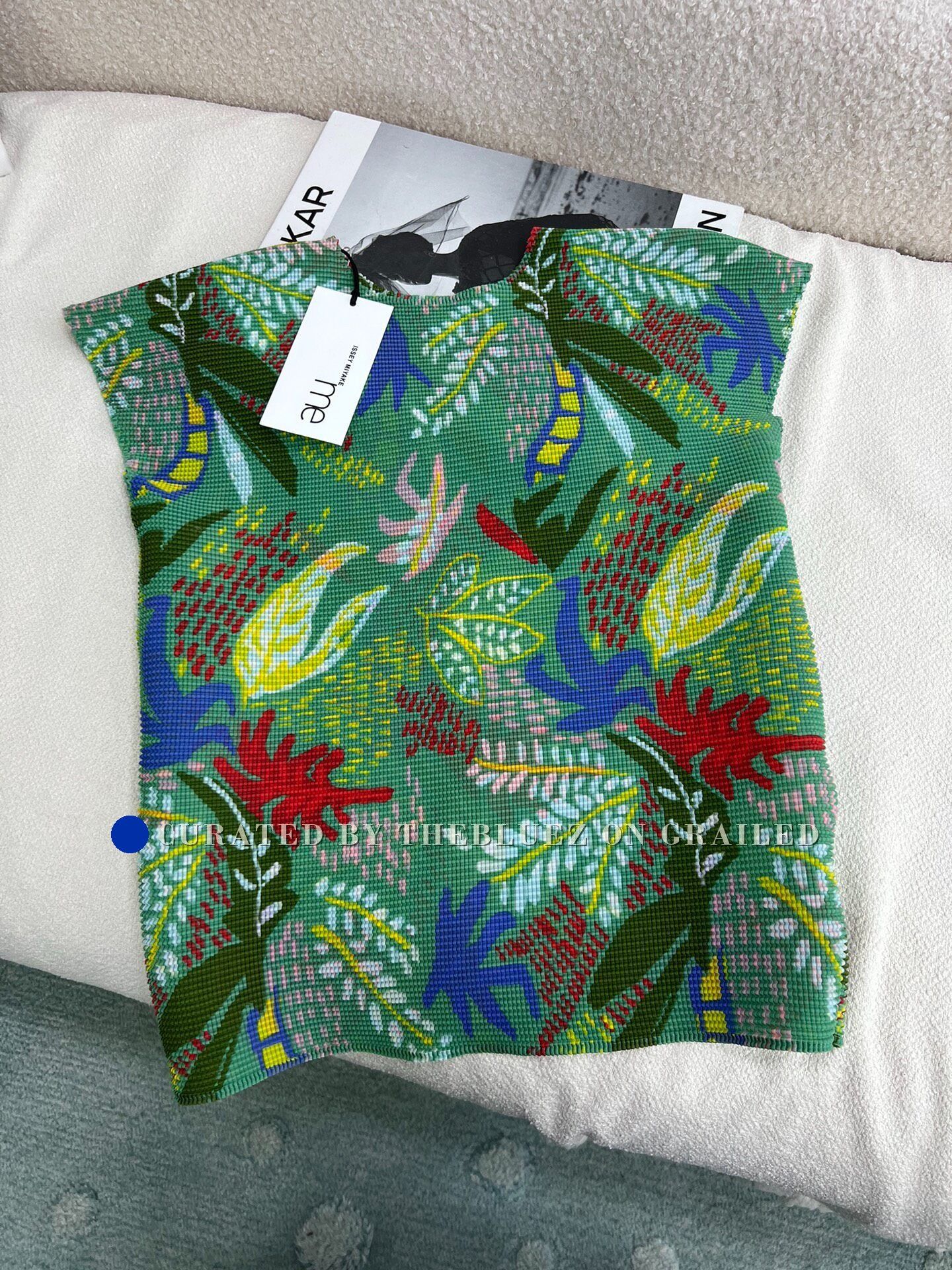 Issey Miyake ISSEY MIYAKE SS2004 MESH BUTTERFLYS TATTOO PRINT TEE