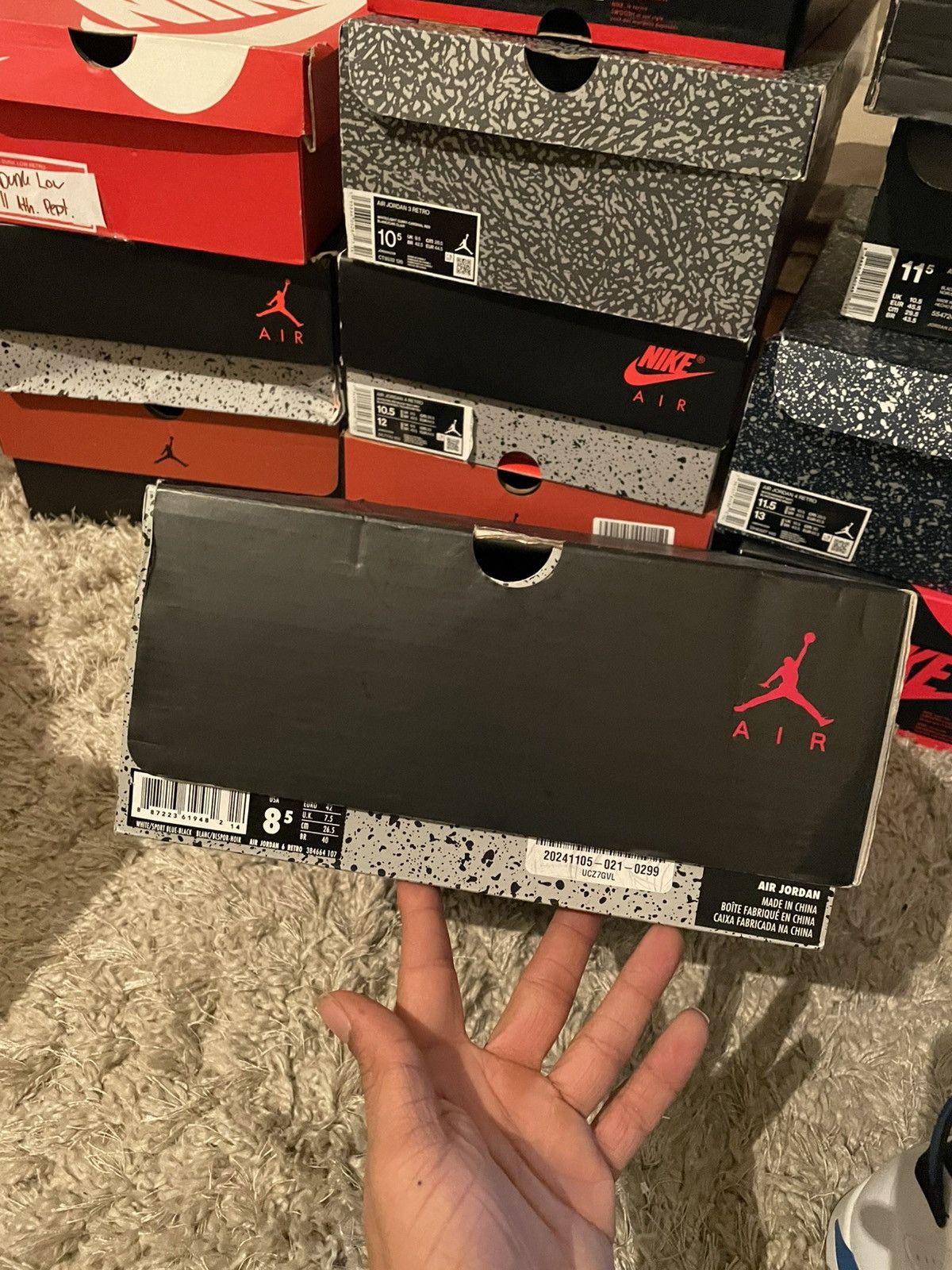 Jordan Brand Jordan 6 Sport Blue Size US 8.5 / EU 41-42 - 13 Thumbnail