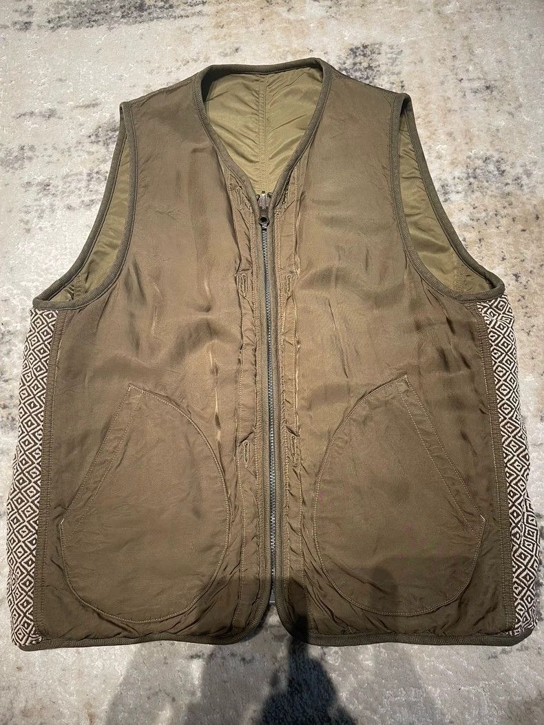 Visvim Visvim Liner Vest in Olive Green Size US M / EU 48-50 / 2 - 1 Thumbnail
