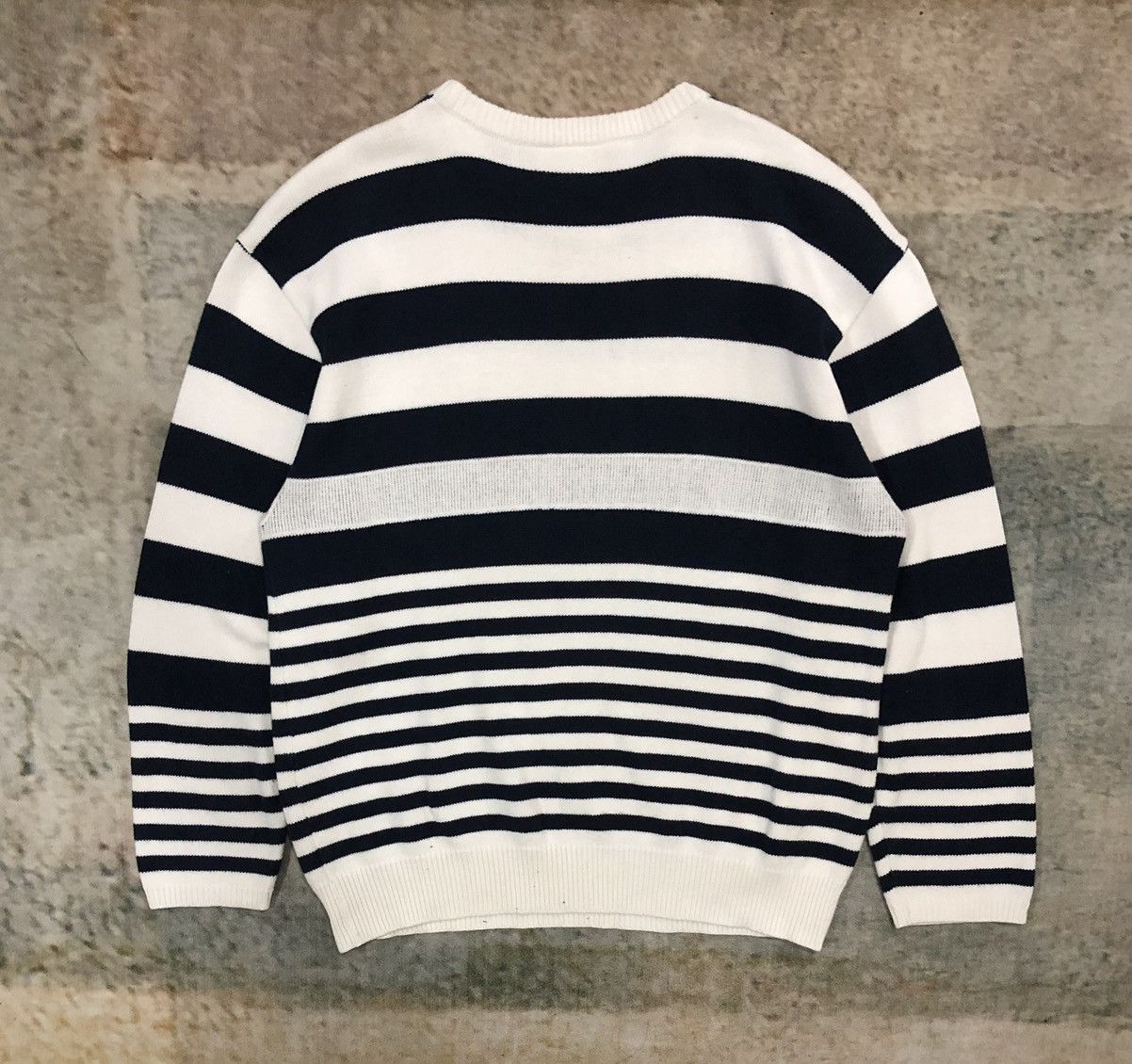 Hai Sporting Gear Sporting Gear Hai by issey miyake border stripes knitwear Size M / US 6-8 / IT 42-44 - 2 Thumbnail
