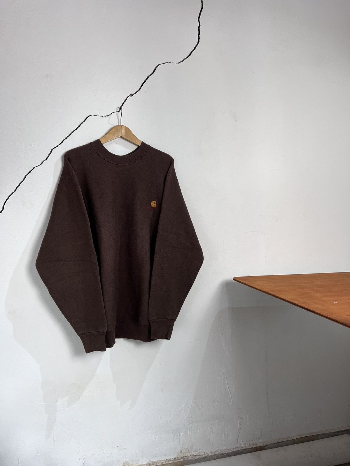 Carhartt 1980s Carhartt Brown Sweatshirt 80s Vintage Oakley Stussy Size US XL / EU 56 / 4 - 13 Thumbnail