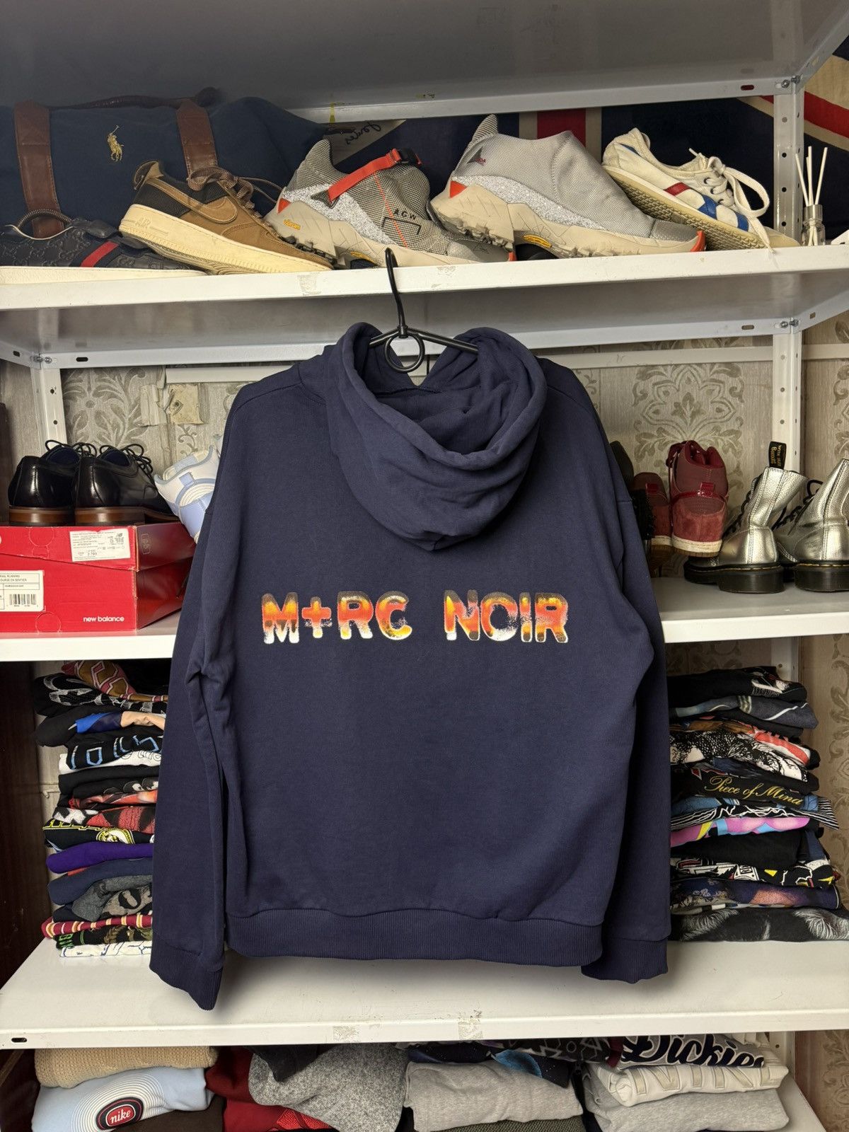 M+Rc Noir M+RC Noir Big Logo Blue Oversize Hoodie Y2K Size US M / EU 48-50 / 2 - 3 Thumbnail