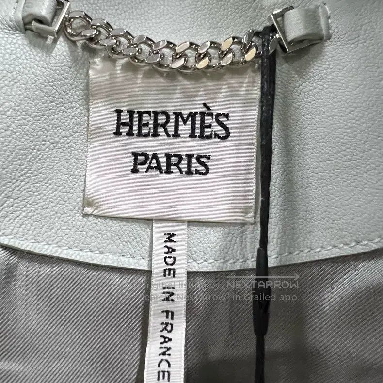 Hermes Hermes Solid Color Zip-Up Stand Collar Jacket Size XS / US 0-2 / IT 36-38 - 5 Thumbnail