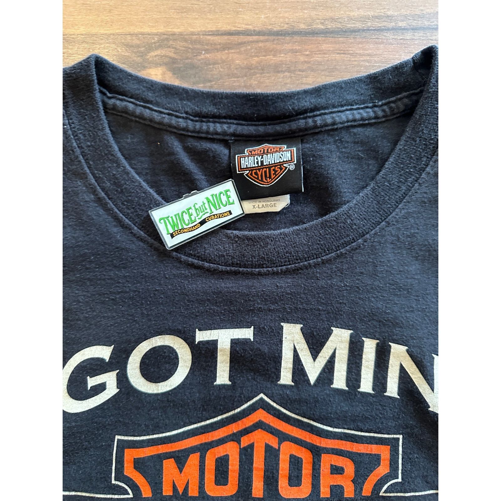 Harley Davidson I Got Mine Y2K Harley Davidson Size XL Size US XL / EU 56 / 4 - 2 Thumbnail