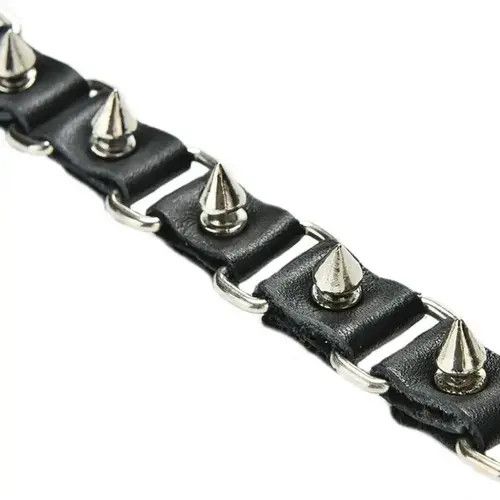 Jewelry Spikes Rivert Bracelet Size ONE SIZE - 8 Thumbnail