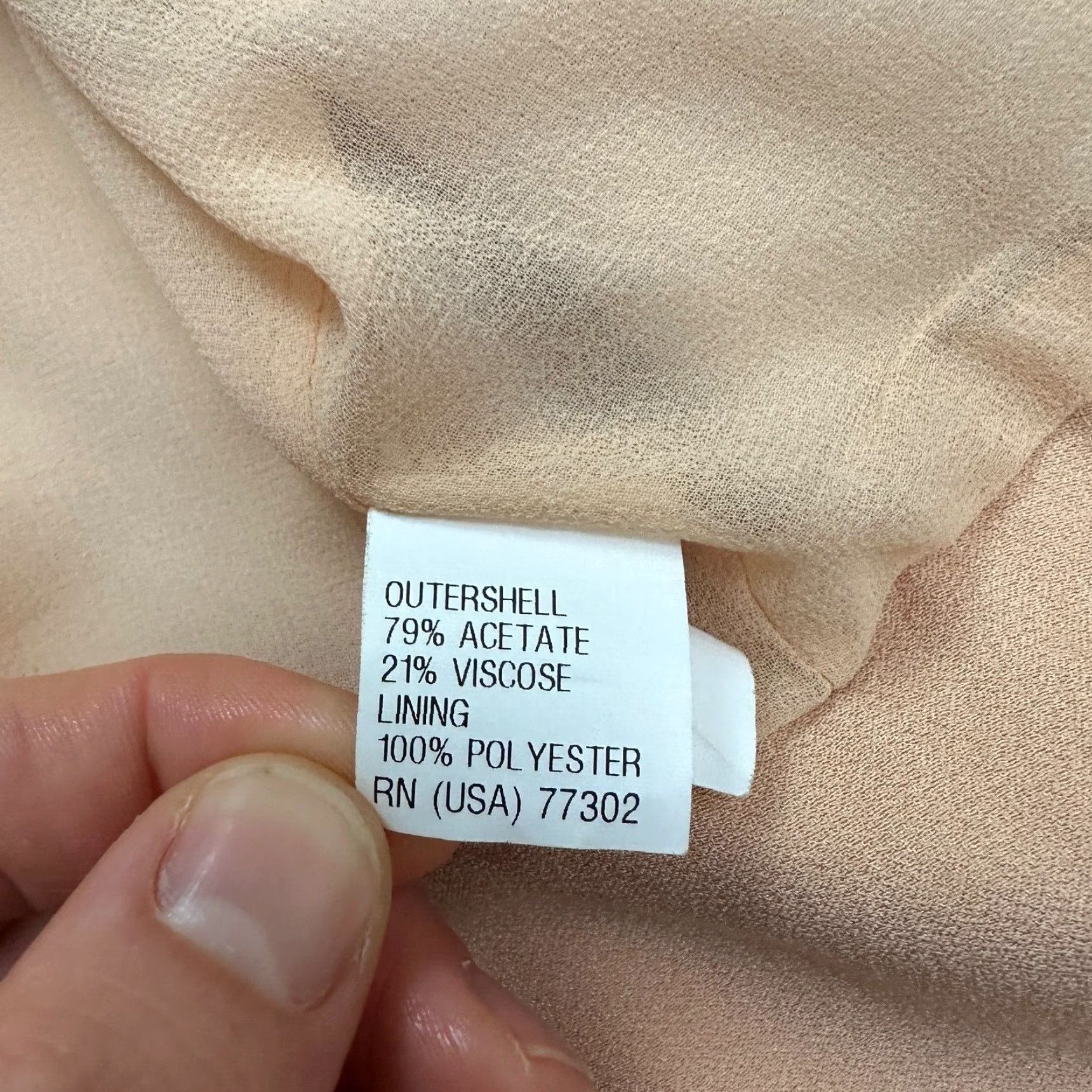 Zara Zara Blazer Coat Jacket Womens S Peach Lined Lightweight Workwear Summer Spring Fall All Seasons Regular Long Sleeve Orange Size S / US 4 / IT 40 - 7 Thumbnail