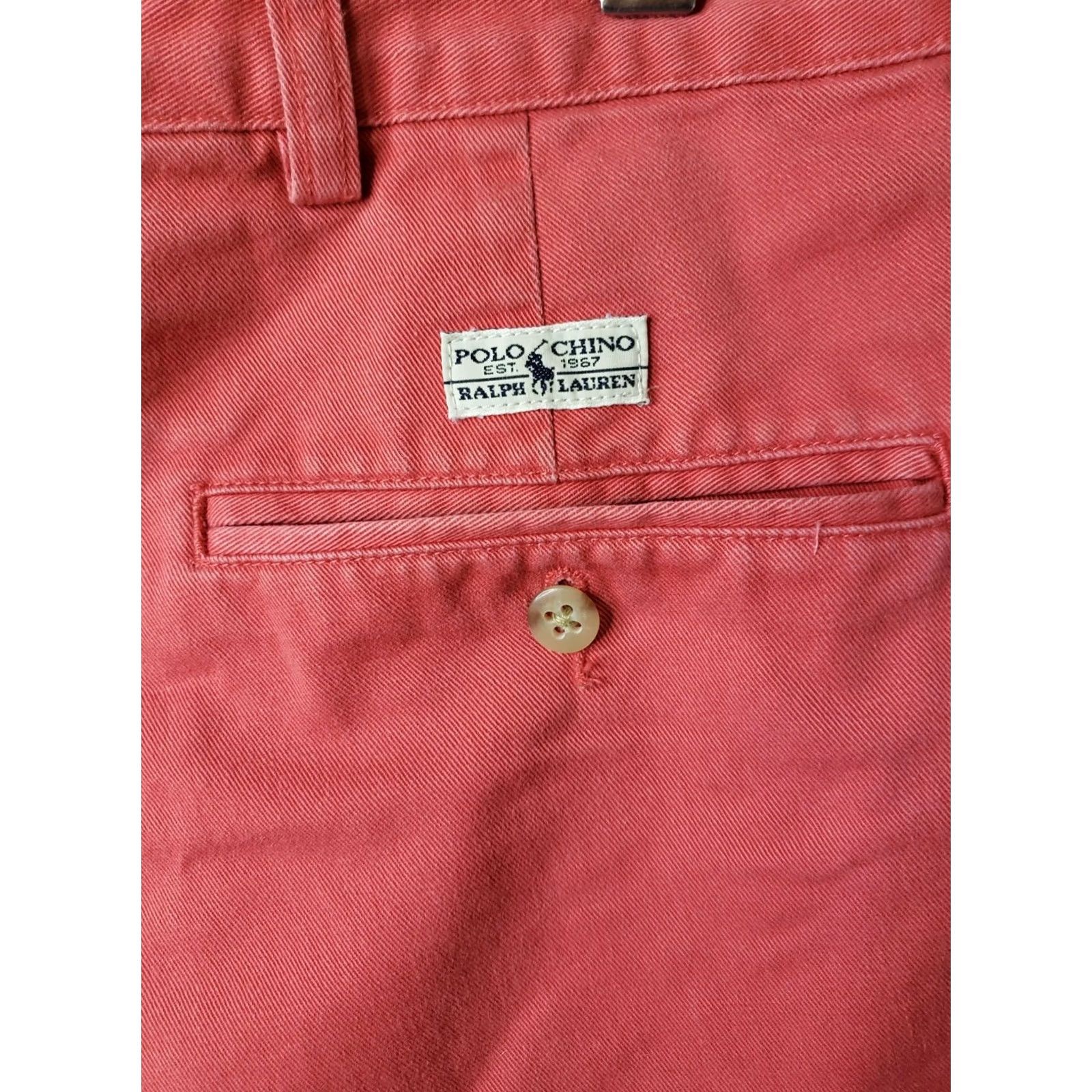 Polo Ralph Lauren Polo Ralph Lauren Men’s Classic Fit Shorts Chino Size 36x9 Red Pepper Size US M / EU 48-50 / 2 - 7 Thumbnail