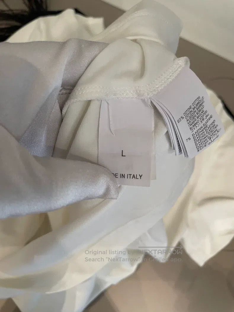 Brunello Cucinelli Brunello Cucinelli White Cotton Ostrich Feather Shoulder P Size L / US 10 / IT 46 - 5 Thumbnail