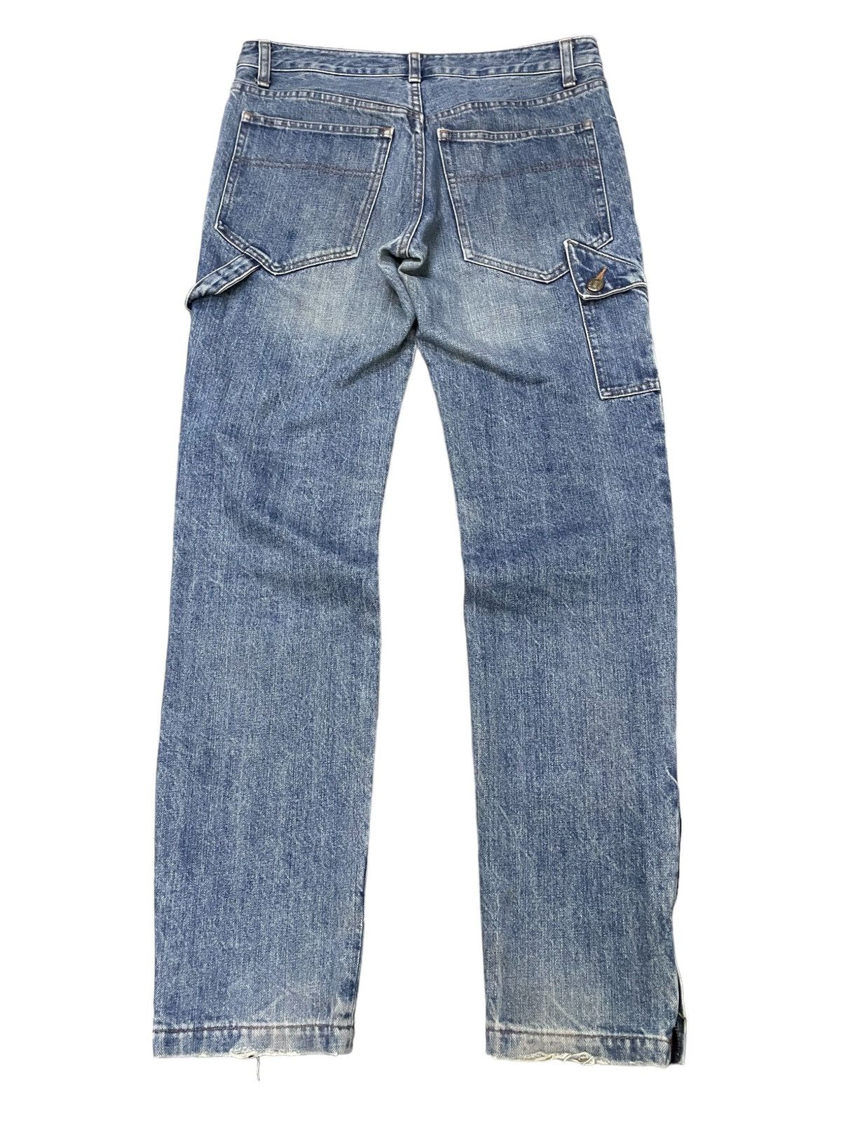 Final Home Tsumori Chisato Miyake Baker Carpenter Zip Up Leg Jeans Size US 30 / EU 46 - 2 Thumbnail