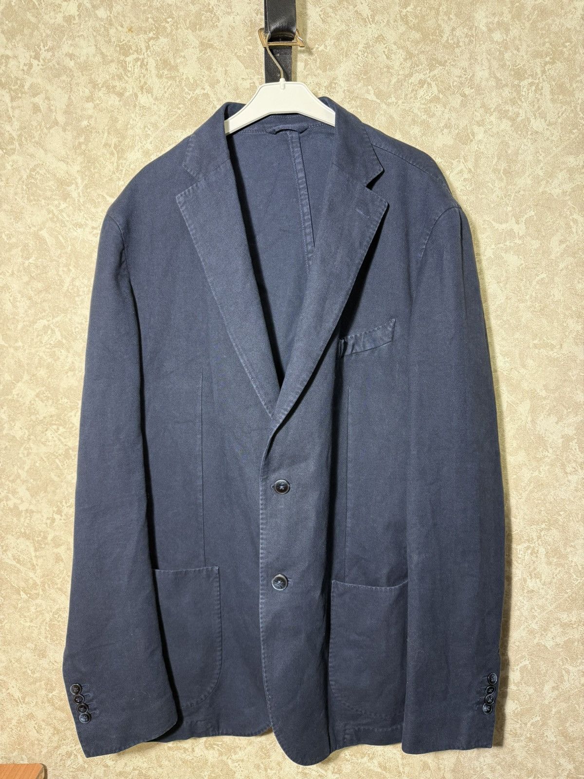 Luigi Bianchi LBM 1911 Mens Blazer Made in Italy Blue Size 54L - 1 Thumbnail
