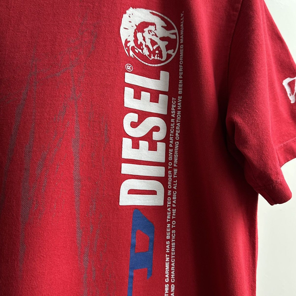 Diesel × Vintage VINTAGE Y2K DIESEL BIG LOGO TEE Size US L / EU 52-54 / 3 - 5 Thumbnail
