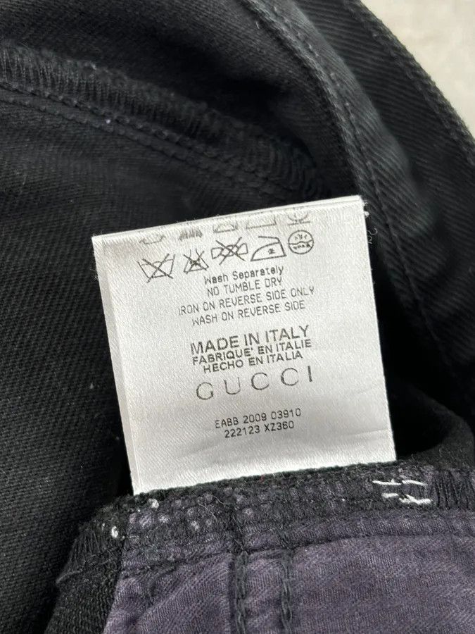 Gucci AW2009 Gucci Black Slim Jeans by Frida Giannini Size US 32 / EU 48 - 14 Thumbnail