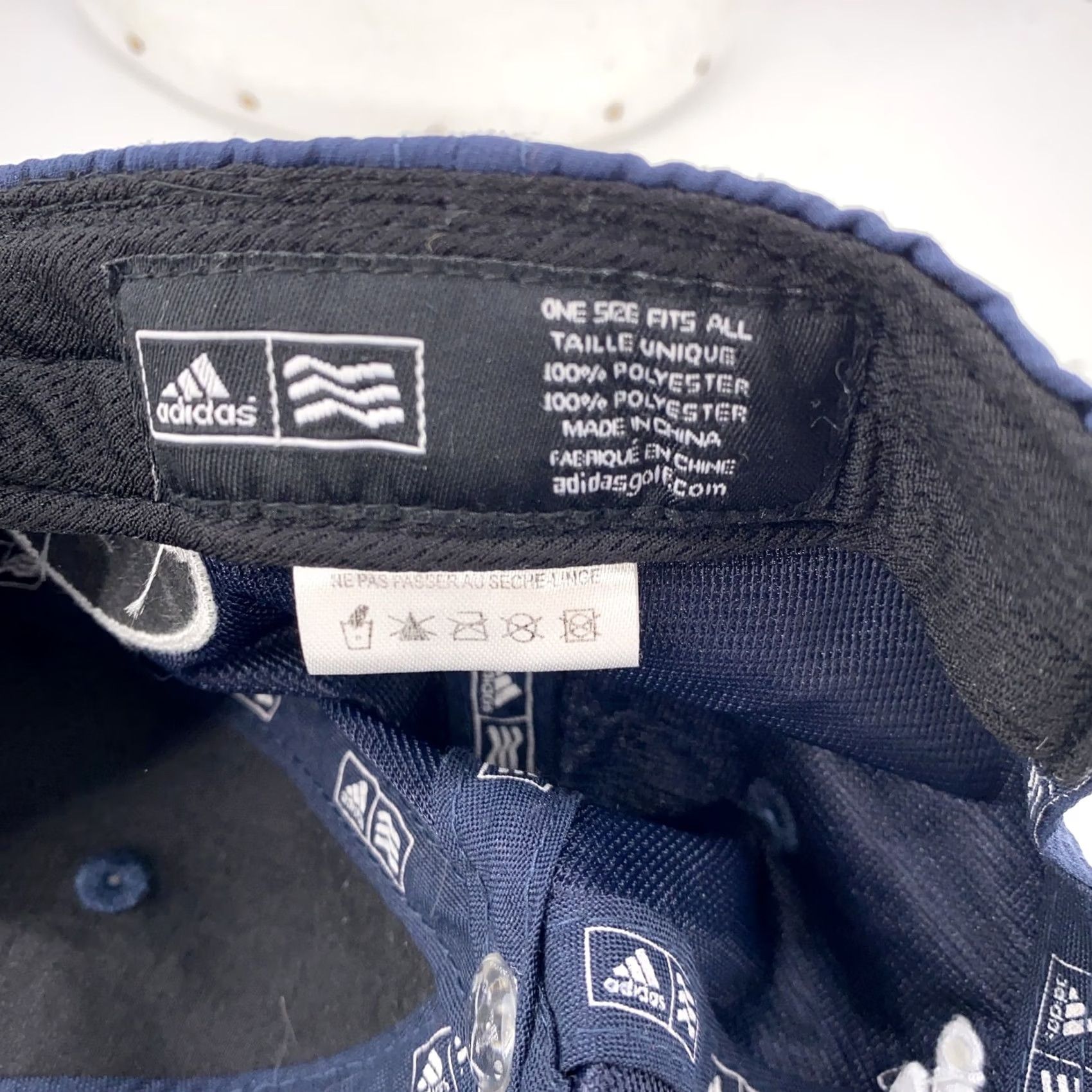 Adidas Adidas Dell Hat Cap Strap Back Navy Blue Embroidered Mens One Size Baseball Cap - Blue, Adjustable, Lightweight, Geek, Sports Size ONE SIZE - 5 Thumbnail