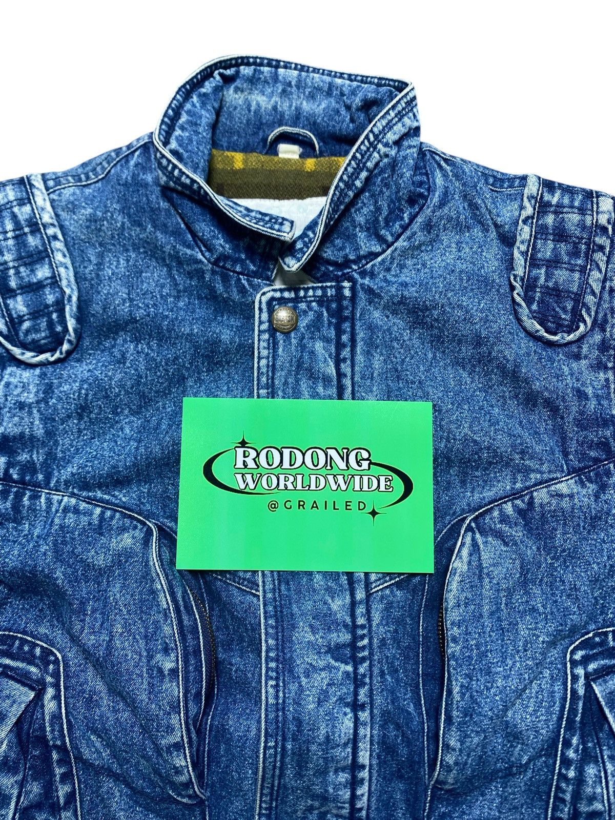 Japanese Brand VINTAGE BOBSON DENIM JACKET Size US XL / EU 56 / 4 - 3 Thumbnail