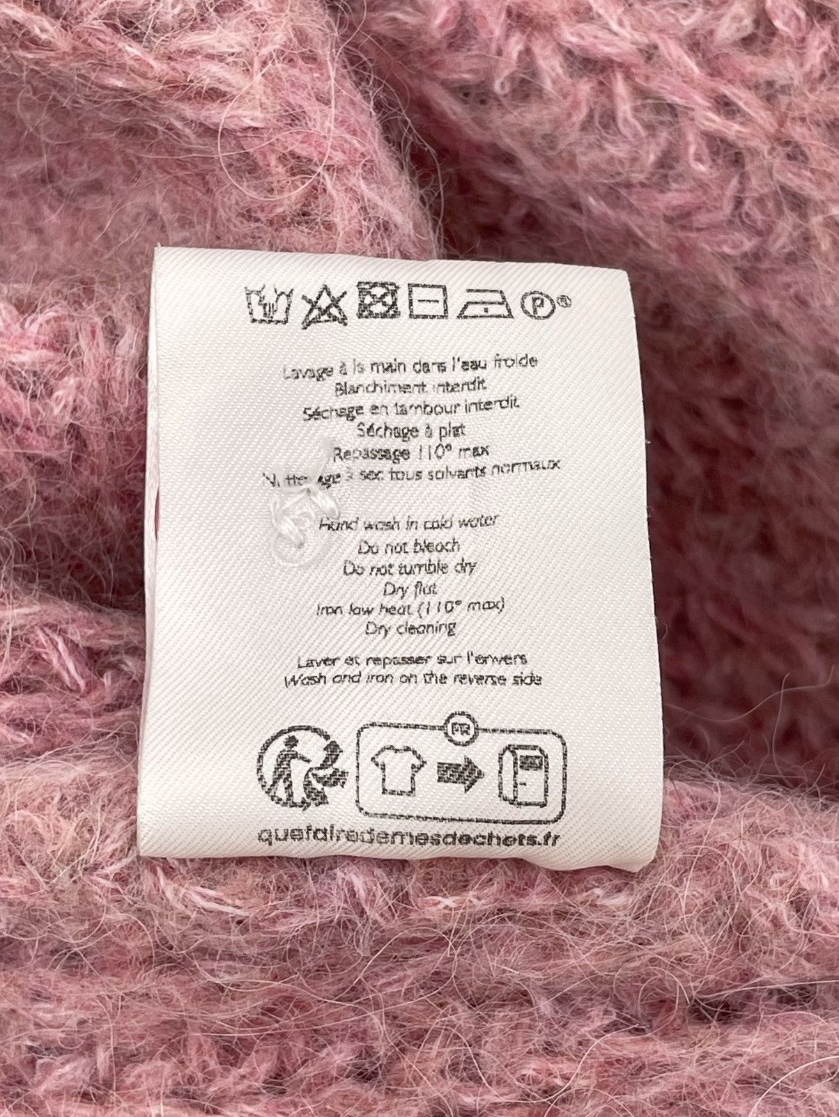 Sezane La Maille Sézane Pink Alpaca Blend Button-Up Raglan Cardigan Size XS / US 0-2 / IT 36-38 - 14 Thumbnail