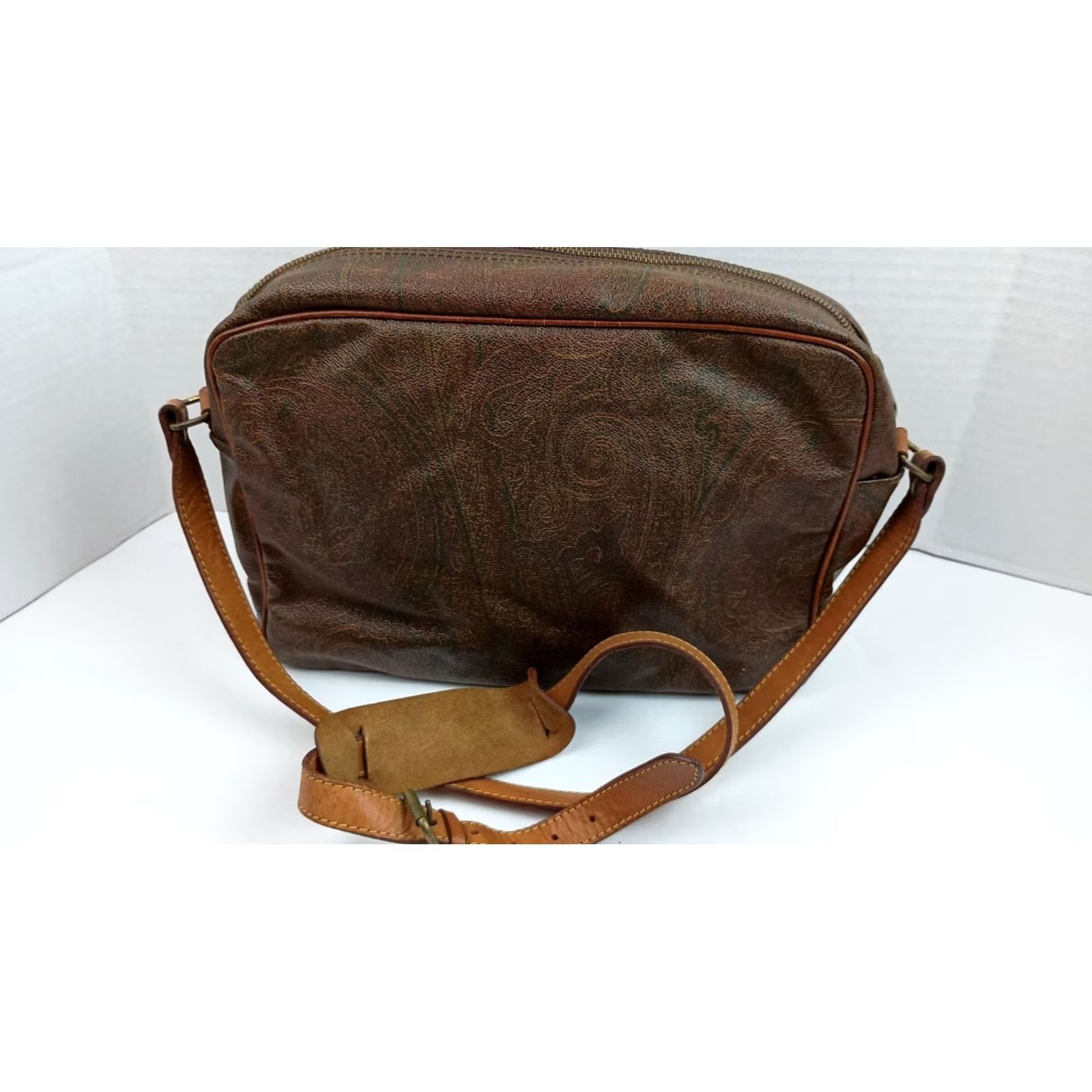 Etro Etro Paisley Shoulder Handbag Purse Satchel/Top Handle Bag Womens Multicolor Coated Exterior Size ONE SIZE - 3 Thumbnail
