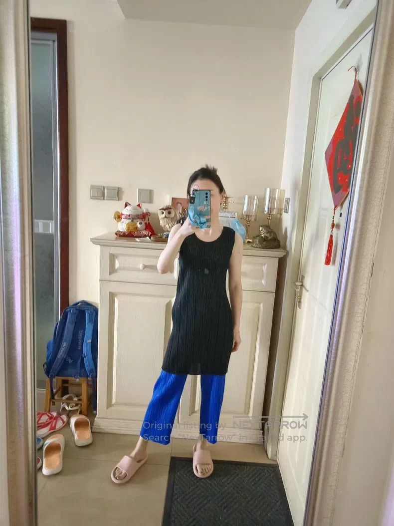 Issey Miyake Issey Miyake Blue Pleated Pants Size 42" / US 20 - 3 Thumbnail