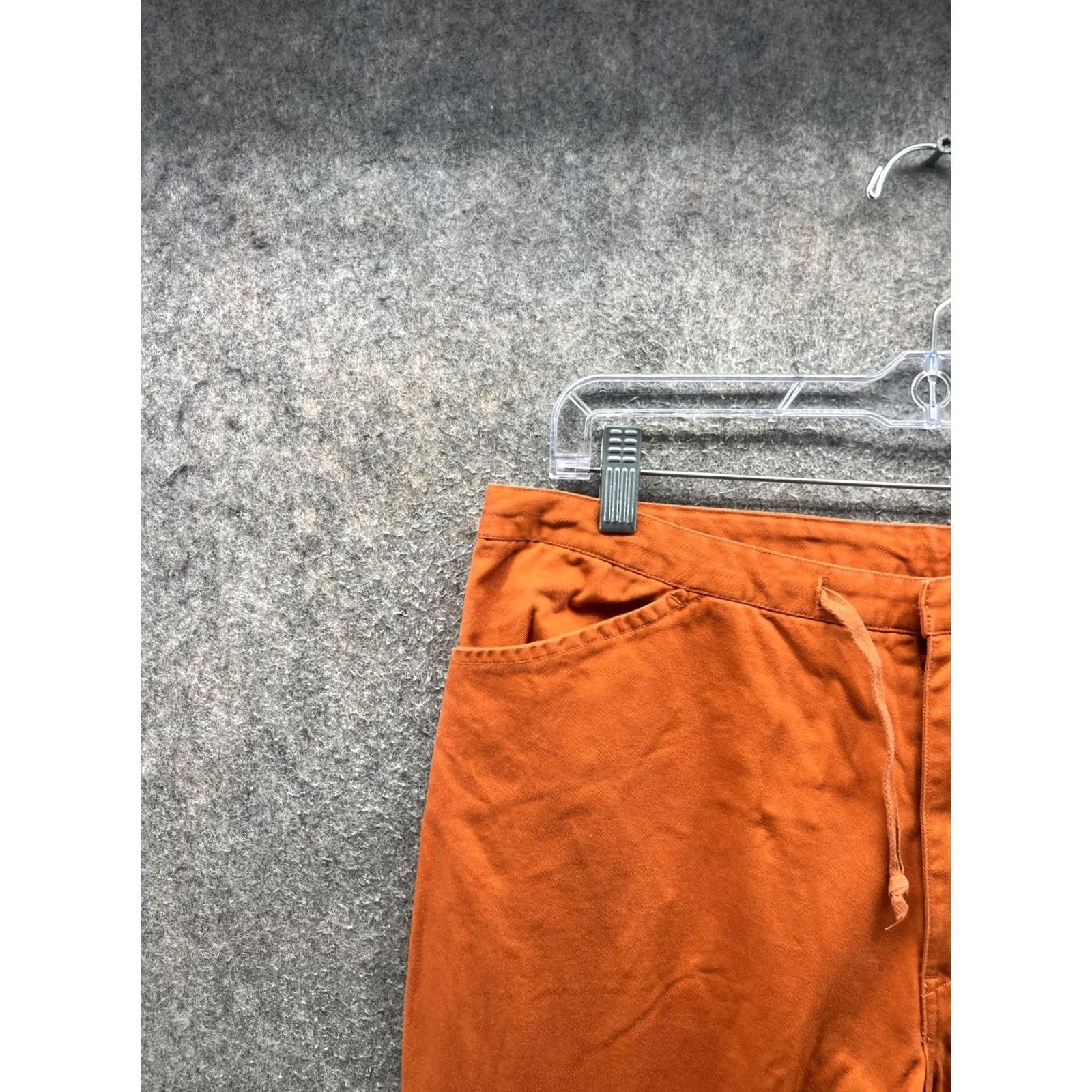 Vintage VINTAGE Basic Asphalt Pants Juniors 13 Orange Chino Twill Drawstring Relaxed Casual Size 34" / US 12 / IT 48 - 5 Thumbnail