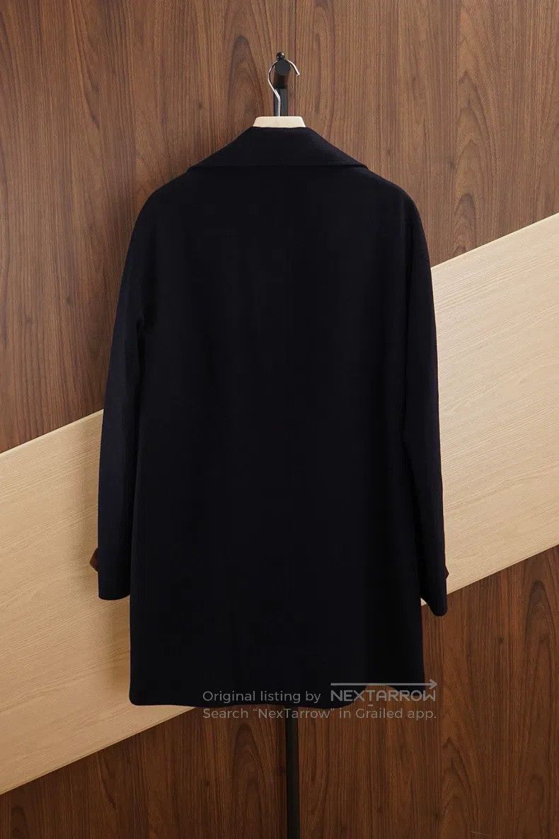 Loro Piana Loro Piana Men's trench coat, 100% cashmere navy blue Size US L / EU 52-54 / 3 - 2 Thumbnail