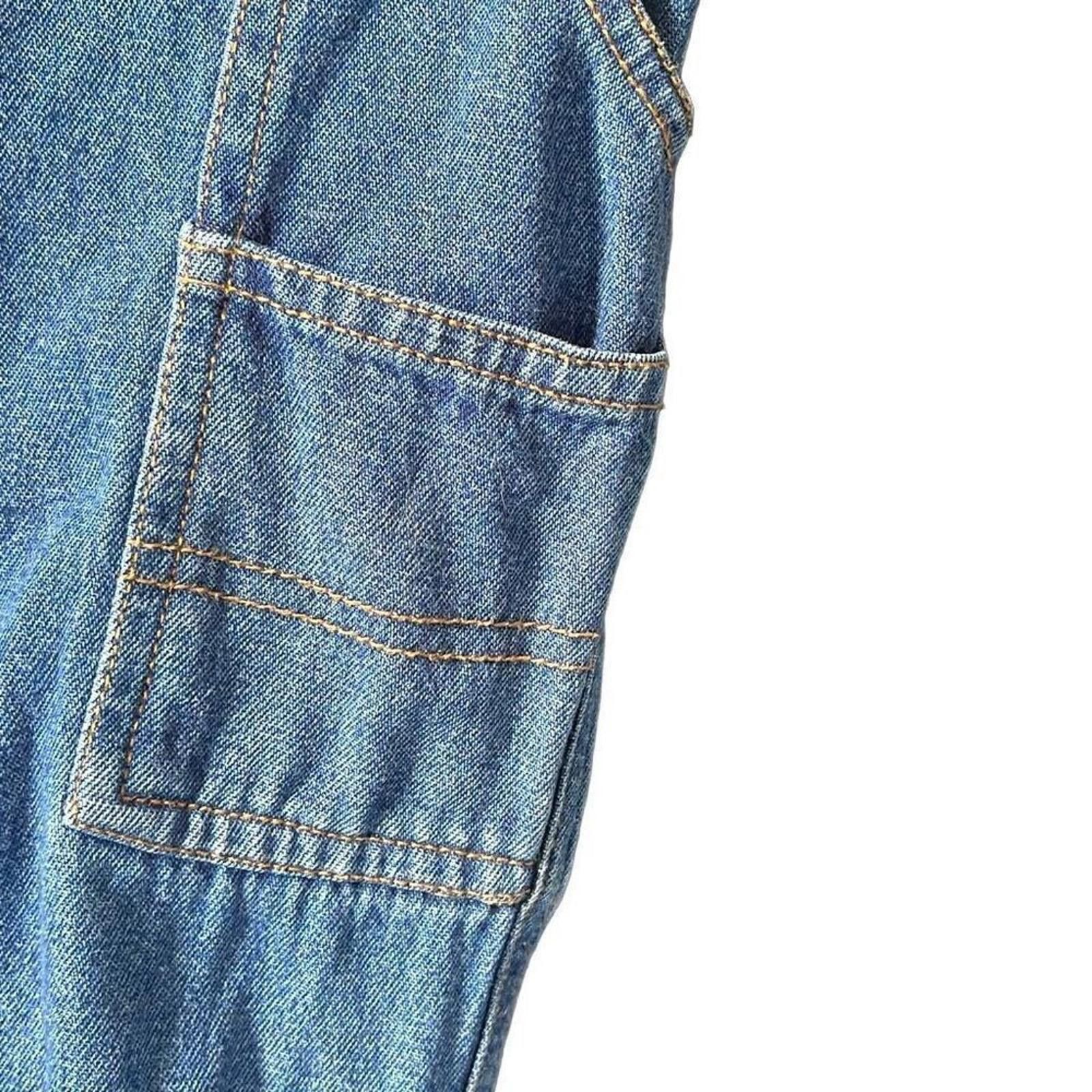 Designer Vintage Goodfellow bib overalls 3/4 Size 27" / US 4 / IT 40 - 4 Thumbnail