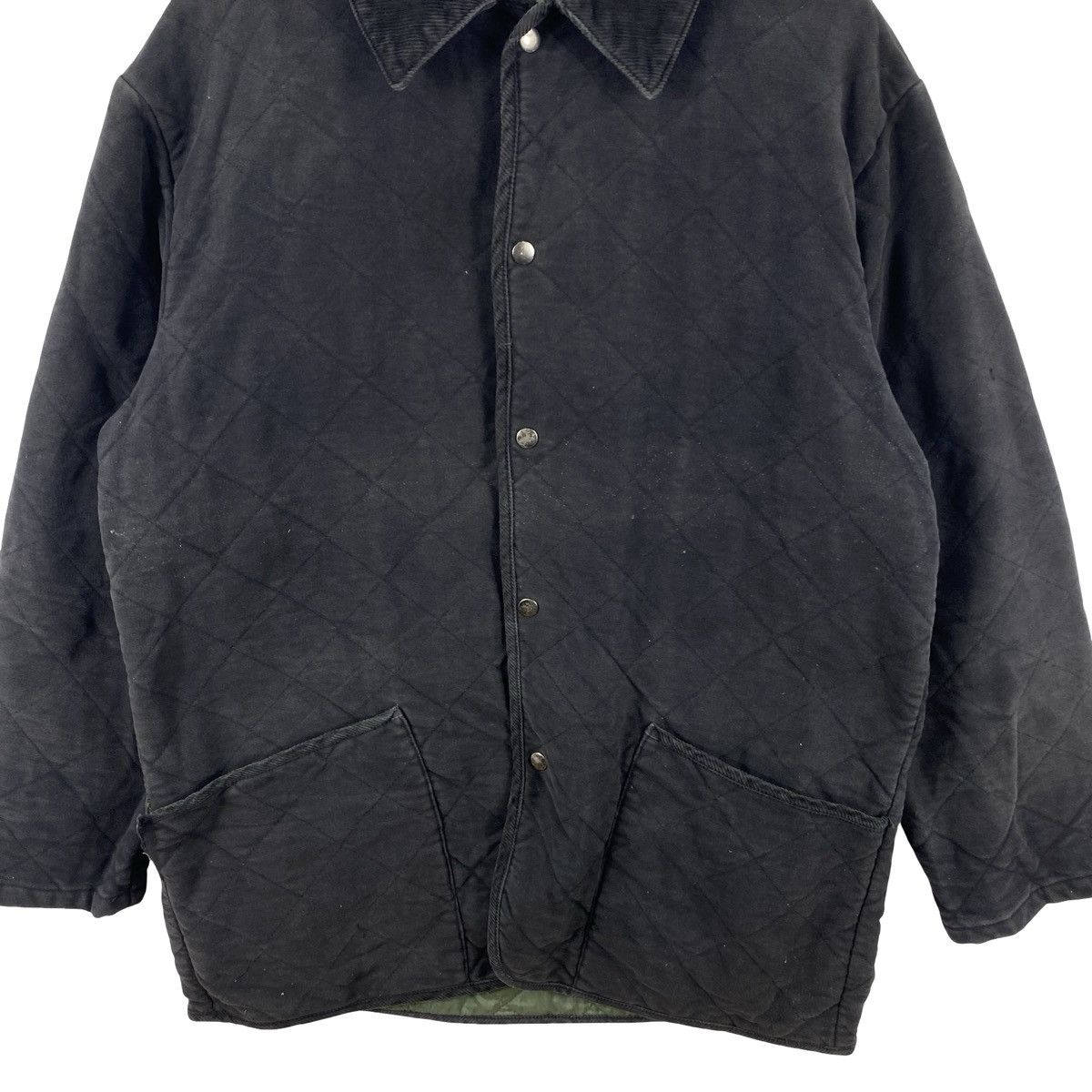 Vintage Vintage BARNEY’S NEW YORK Quilted Work Jacket Snap Button Size US L / EU 52-54 / 3 - 6 Thumbnail