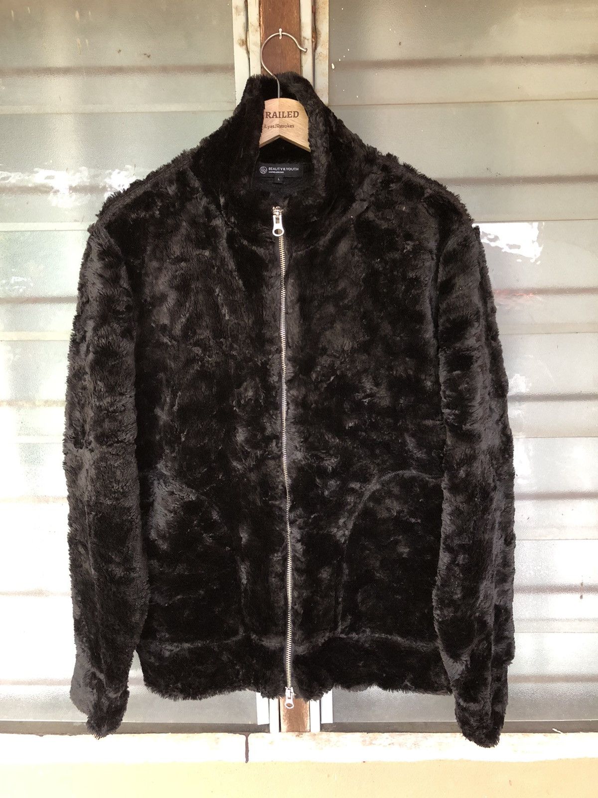 BEAUTY&YOUTH × Beauty Beast Vintage United Arrow Beauty & Youth Fur Coat Jacket Size L / US 10 / IT 46 - 2 Thumbnail