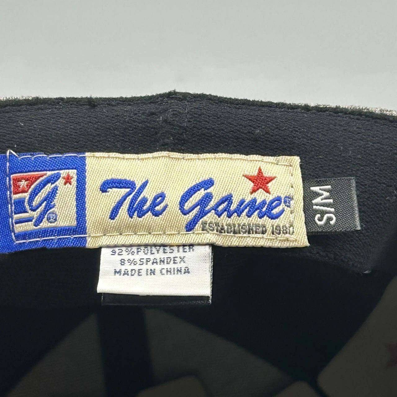 The Game Vintage OM Patriots Hat Men S-M Gray Stretch Fitted Cap New Size ONE SIZE - 3 Thumbnail