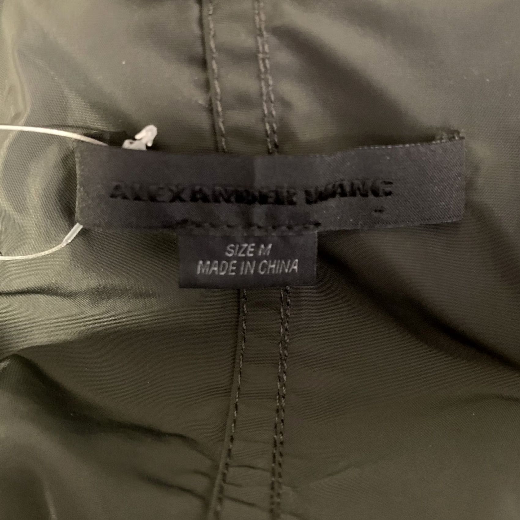Alexander Wang ALEXANDER WANG Chest Size M Green Olive Shimmery Polyester Windbreaker Jacket Mens Size US M / EU 48-50 / 2 - 4 Thumbnail