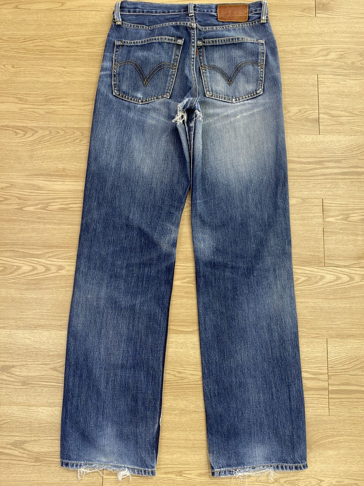 Levi's Levi’s Blue Wash Style Hairy Leg Jeans Size US 29 - 3 Thumbnail